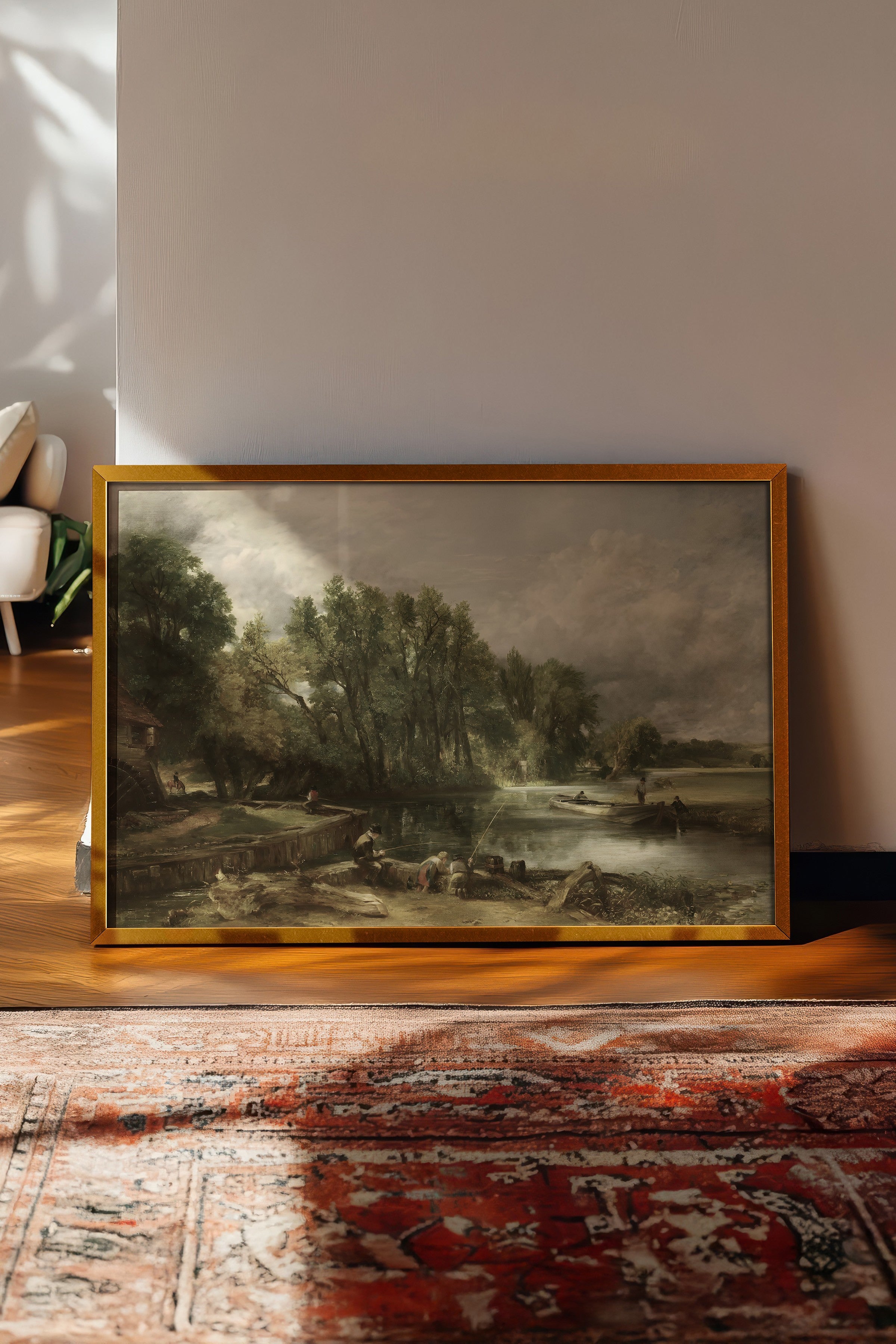 Vintage Tablo, Gold Çerçeveli Poster, Vintage Duvar Dekoru