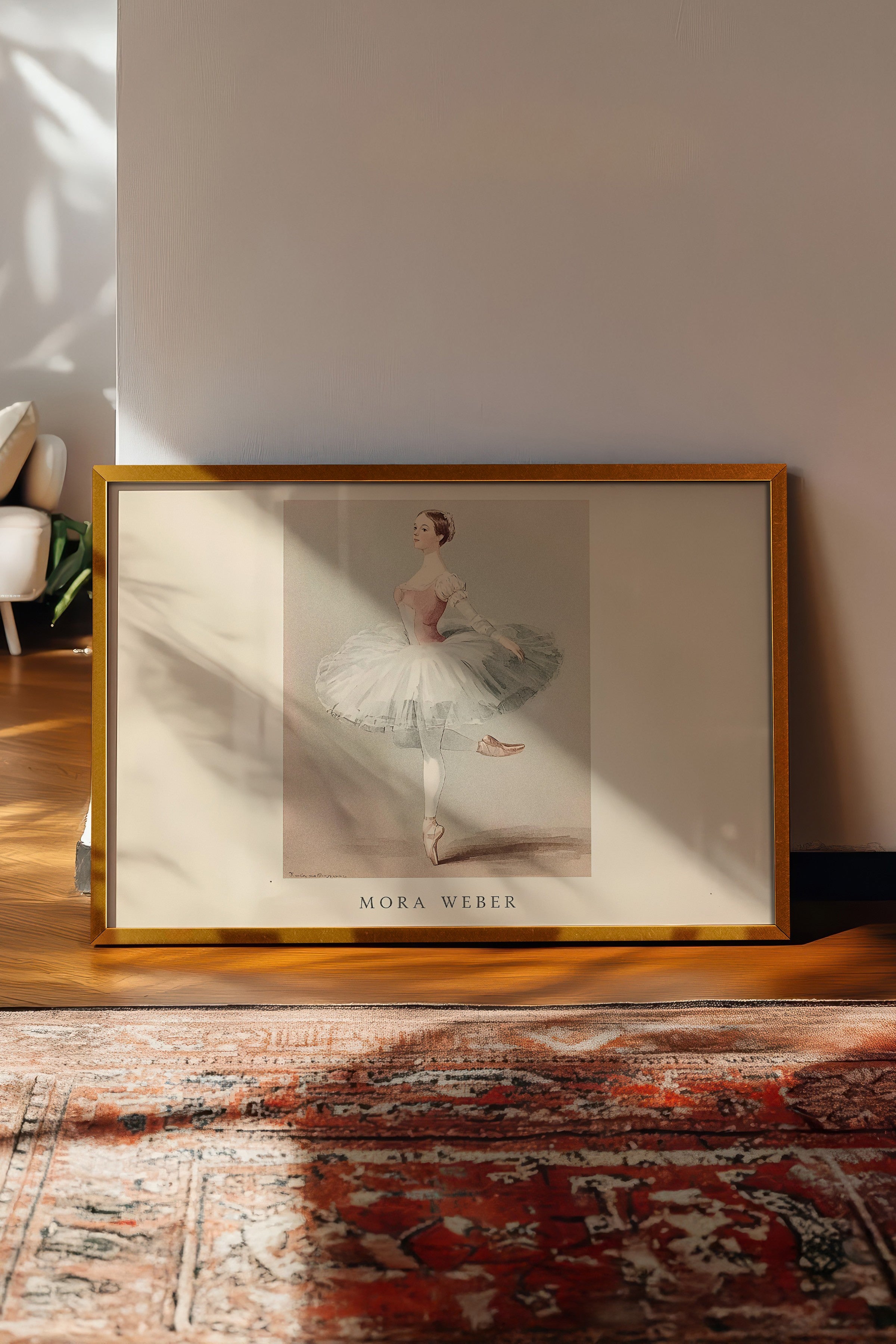 Vintage Tablo, Gold Çerçeveli Poster, Vintage Duvar Dekoru