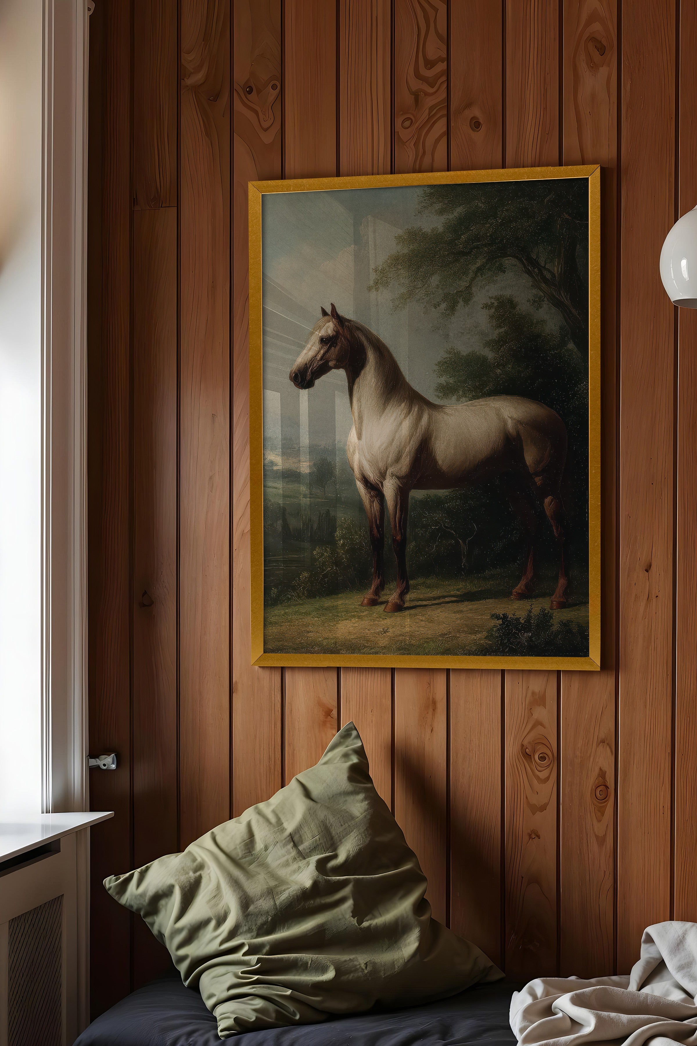 Vintage Tablo, Gold Çerçeveli Poster, Vintage Duvar Dekoru
