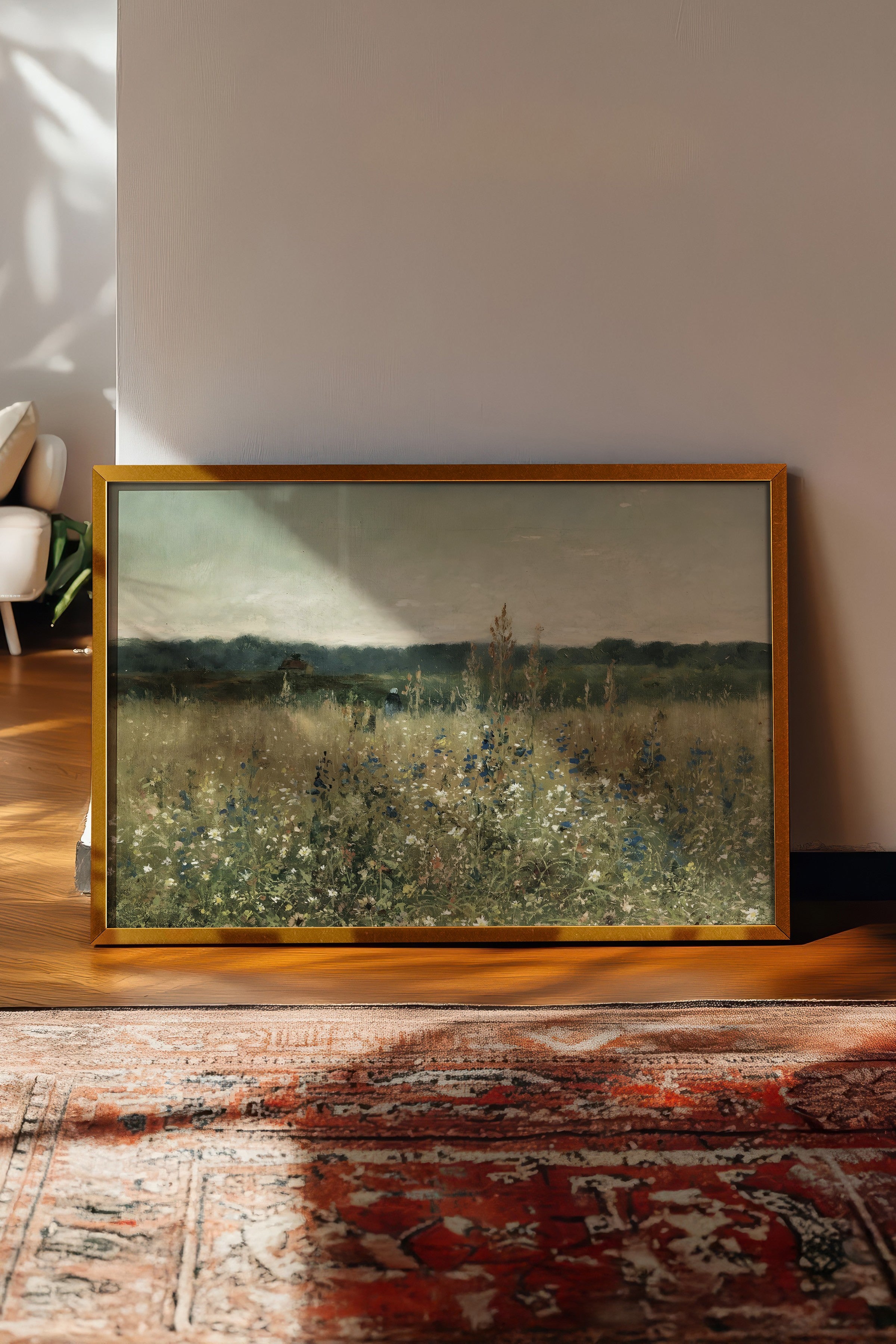 Vintage Tablo, Gold Çerçeveli Poster, Vintage Duvar Dekoru
