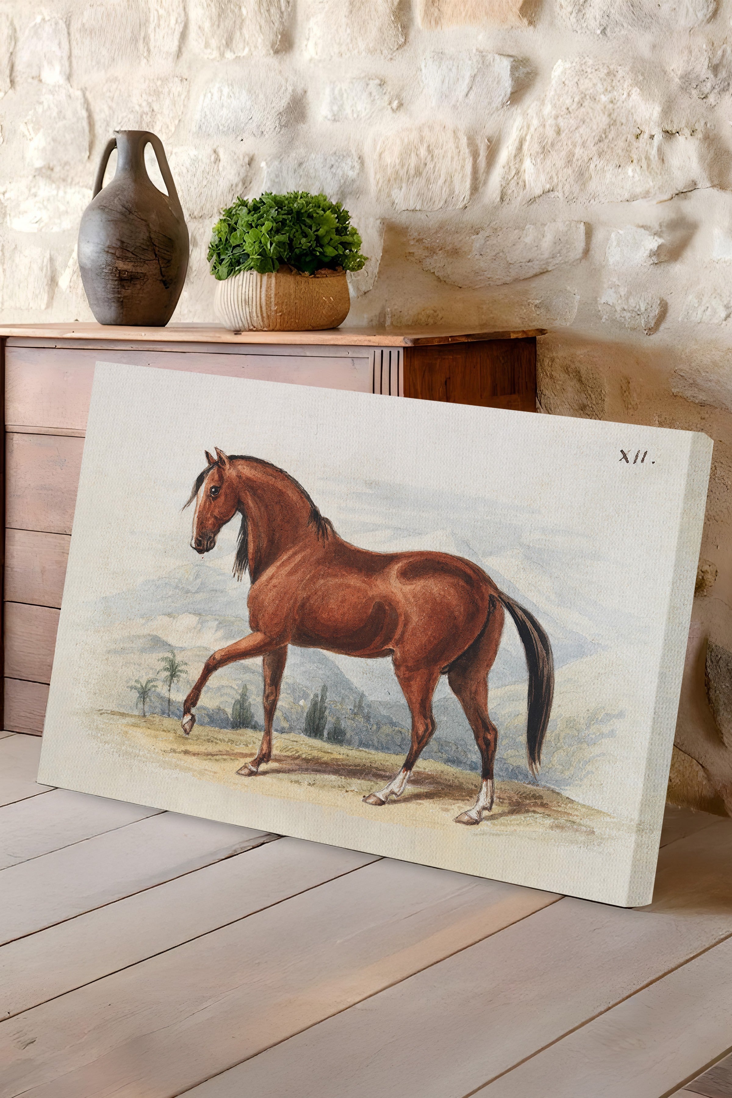 Vintage Tablo, Kanvas Tablo, Vintage Duvar Dekoru