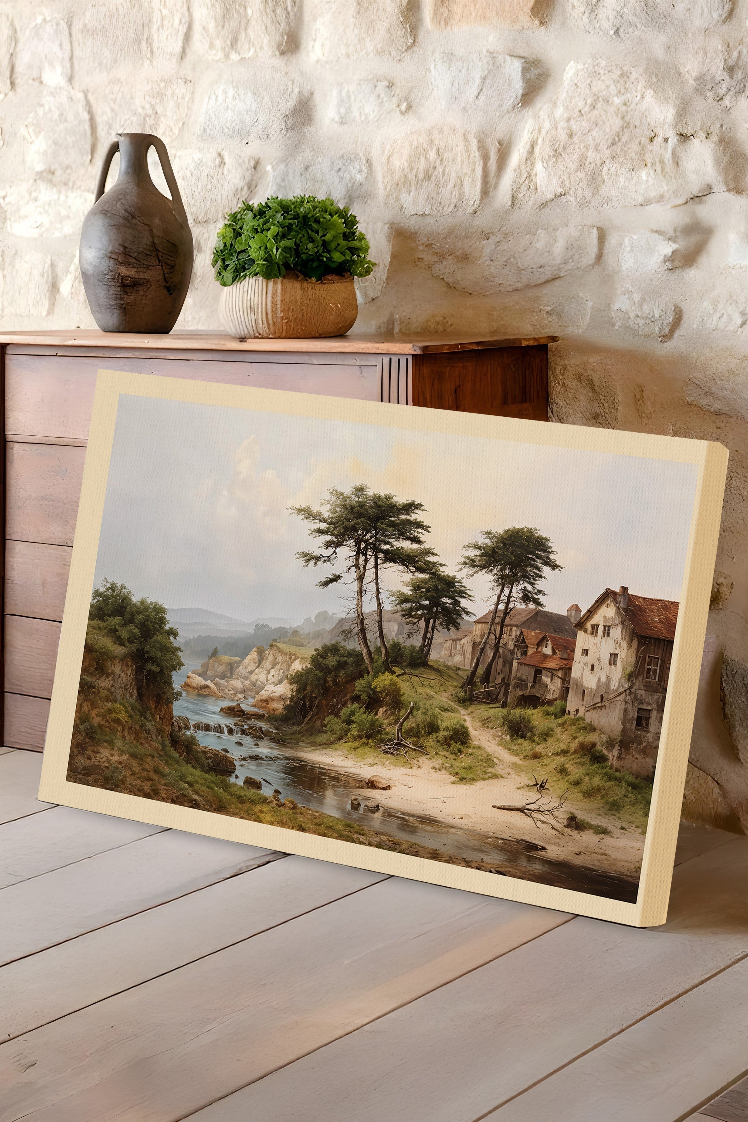 Vintage Tablo, Kanvas Tablo, Vintage Duvar Dekoru