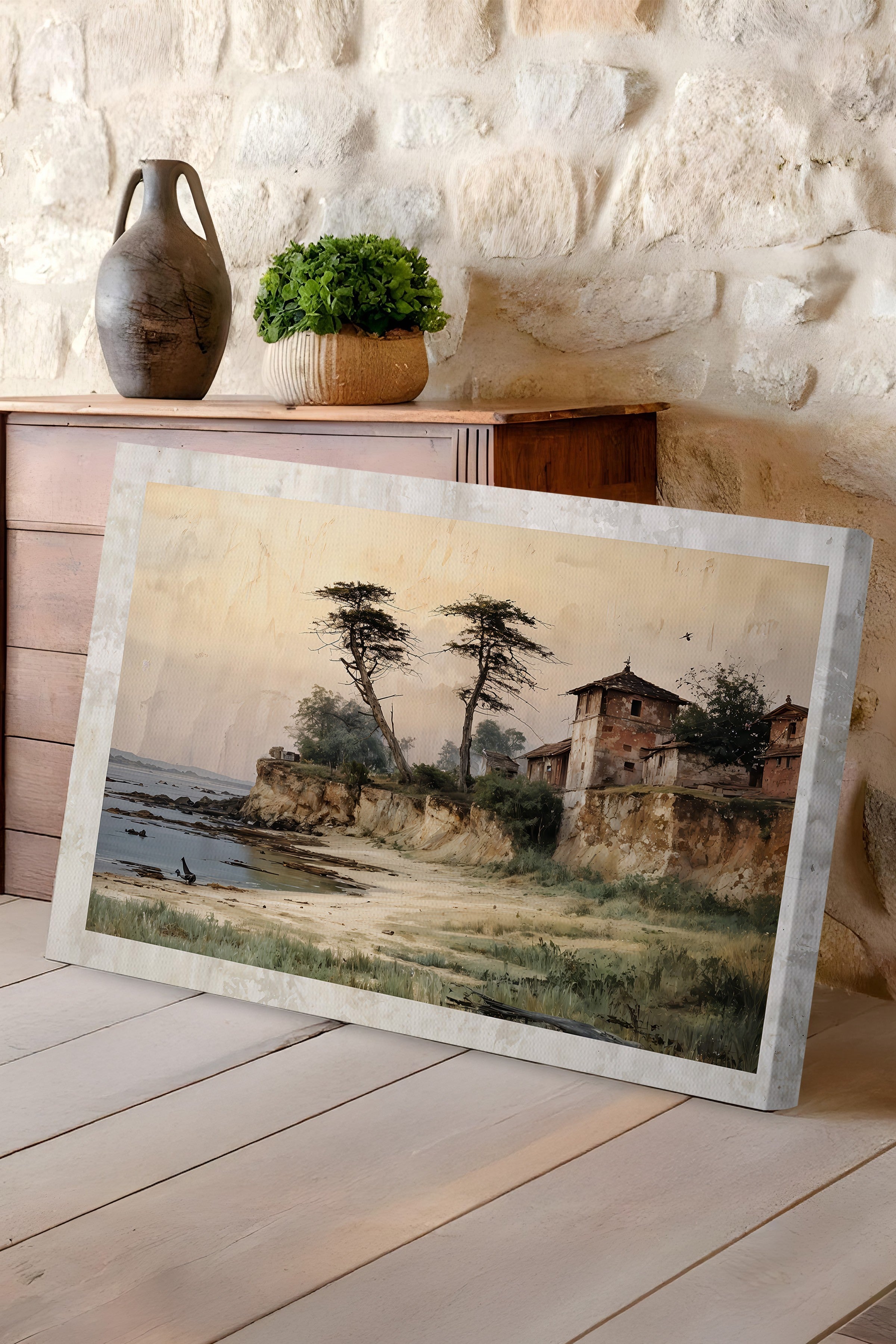 Vintage Tablo, Kanvas Tablo, Vintage Duvar Dekoru