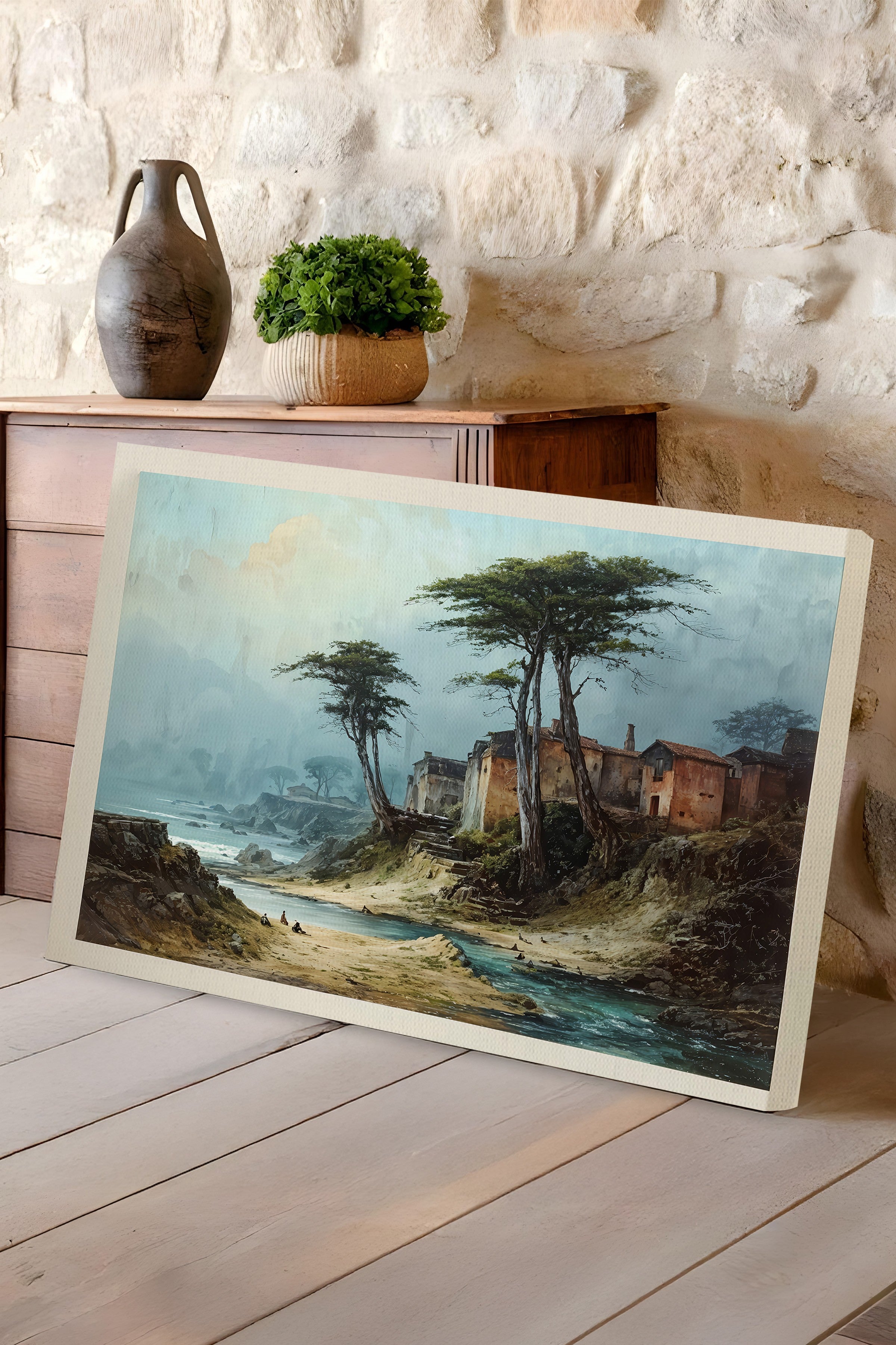 Vintage Tablo, Kanvas Tablo, Vintage Duvar Dekoru