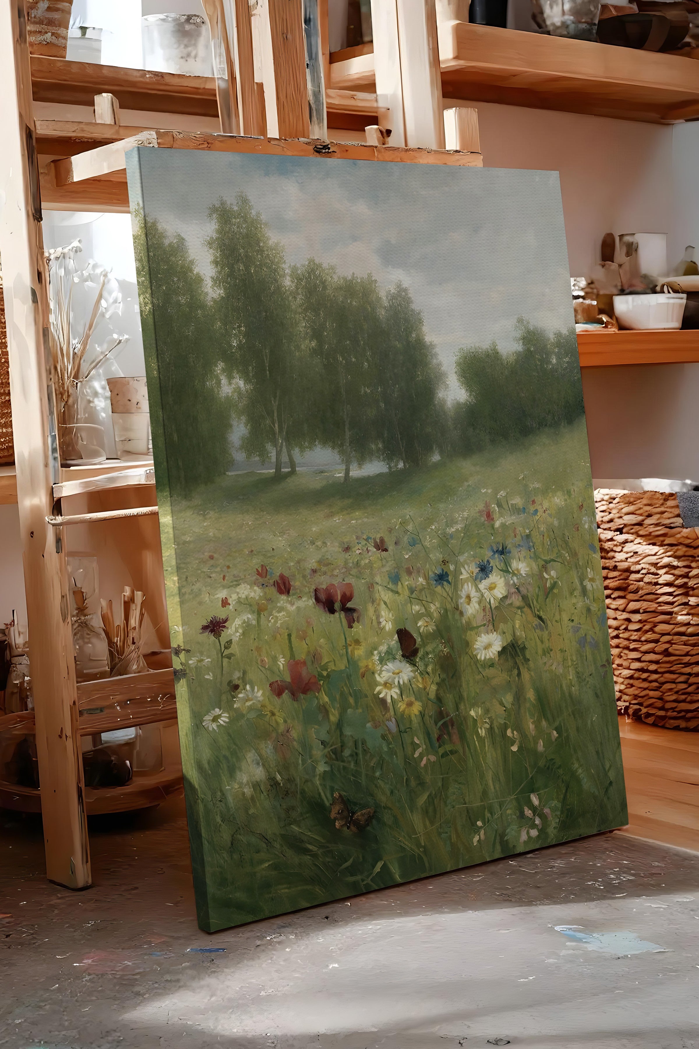Vintage Tablo, Kanvas Tablo, Vintage Duvar Dekoru