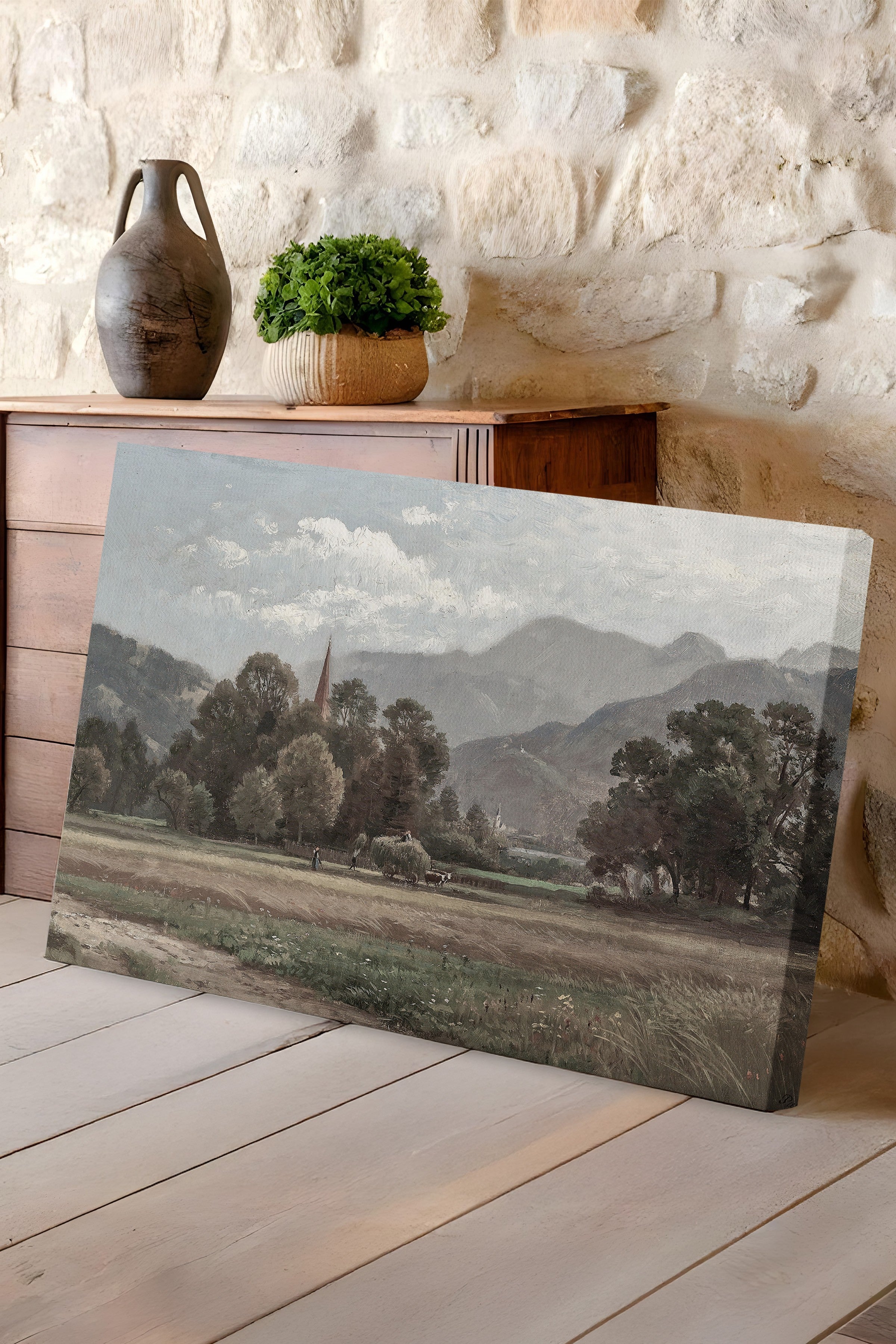 Vintage Tablo, Kanvas Tablo, Vintage Duvar Dekoru