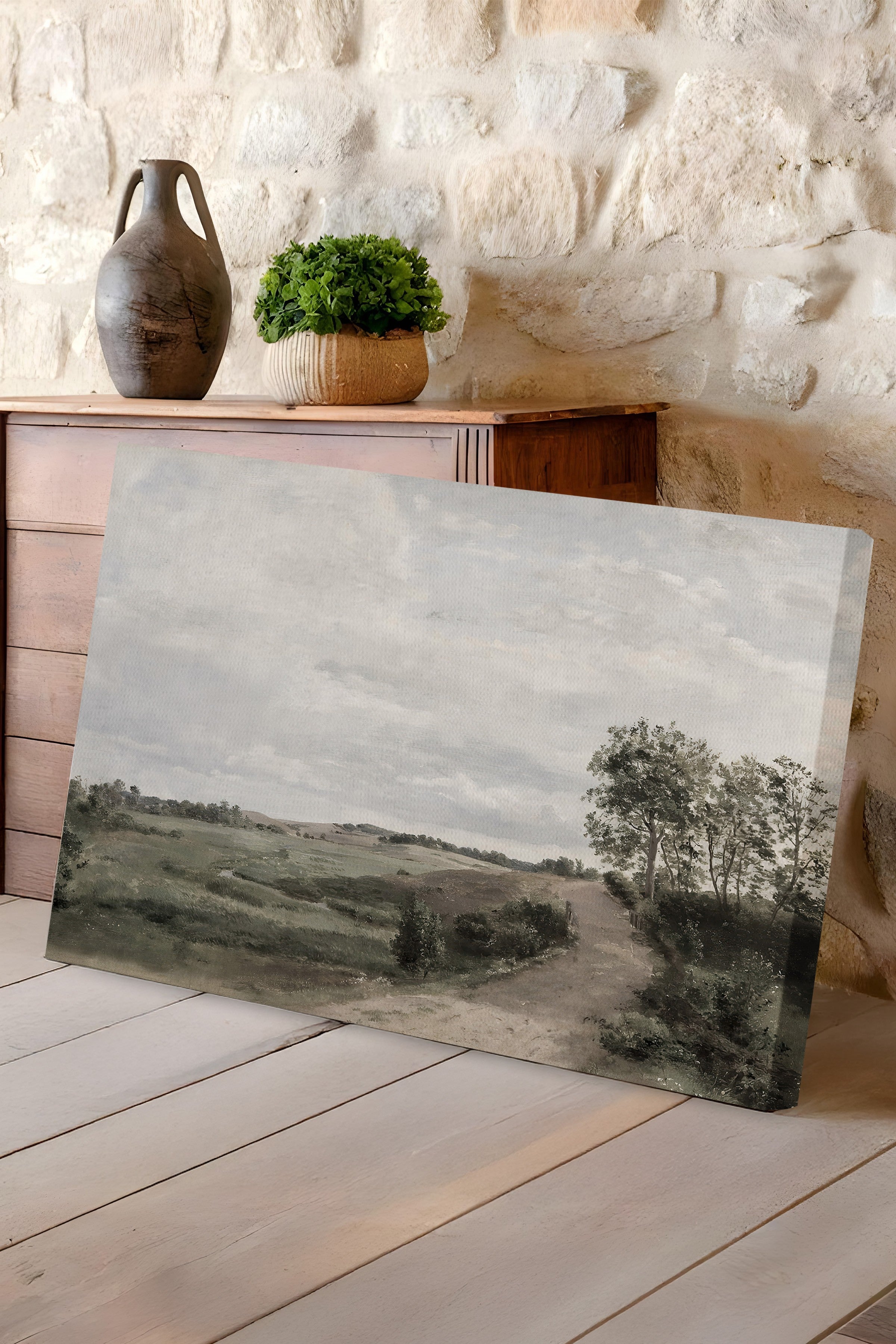 Vintage Tablo, Kanvas Tablo, Vintage Duvar Dekoru