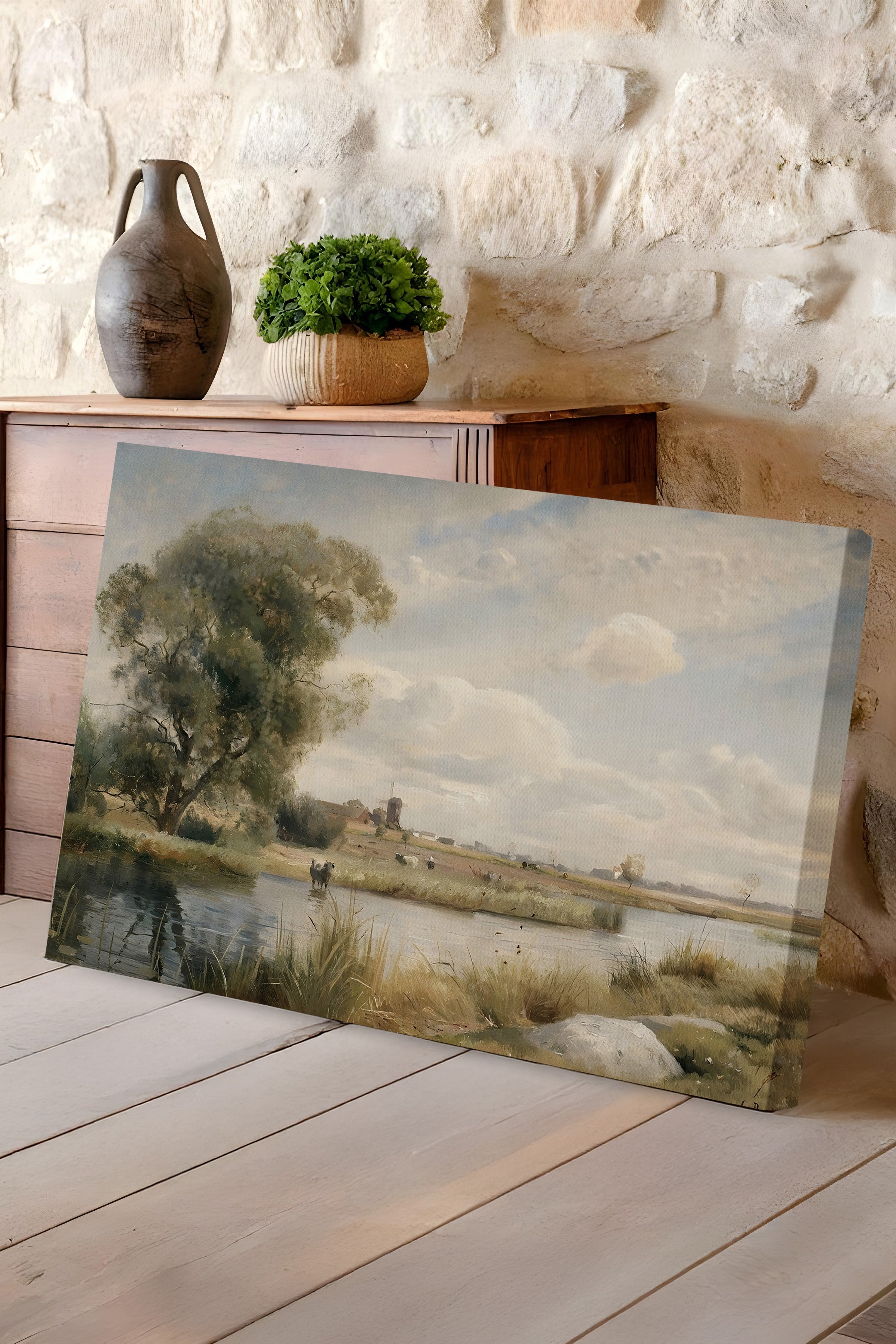 Vintage Tablo, Kanvas Tablo, Vintage Duvar Dekoru