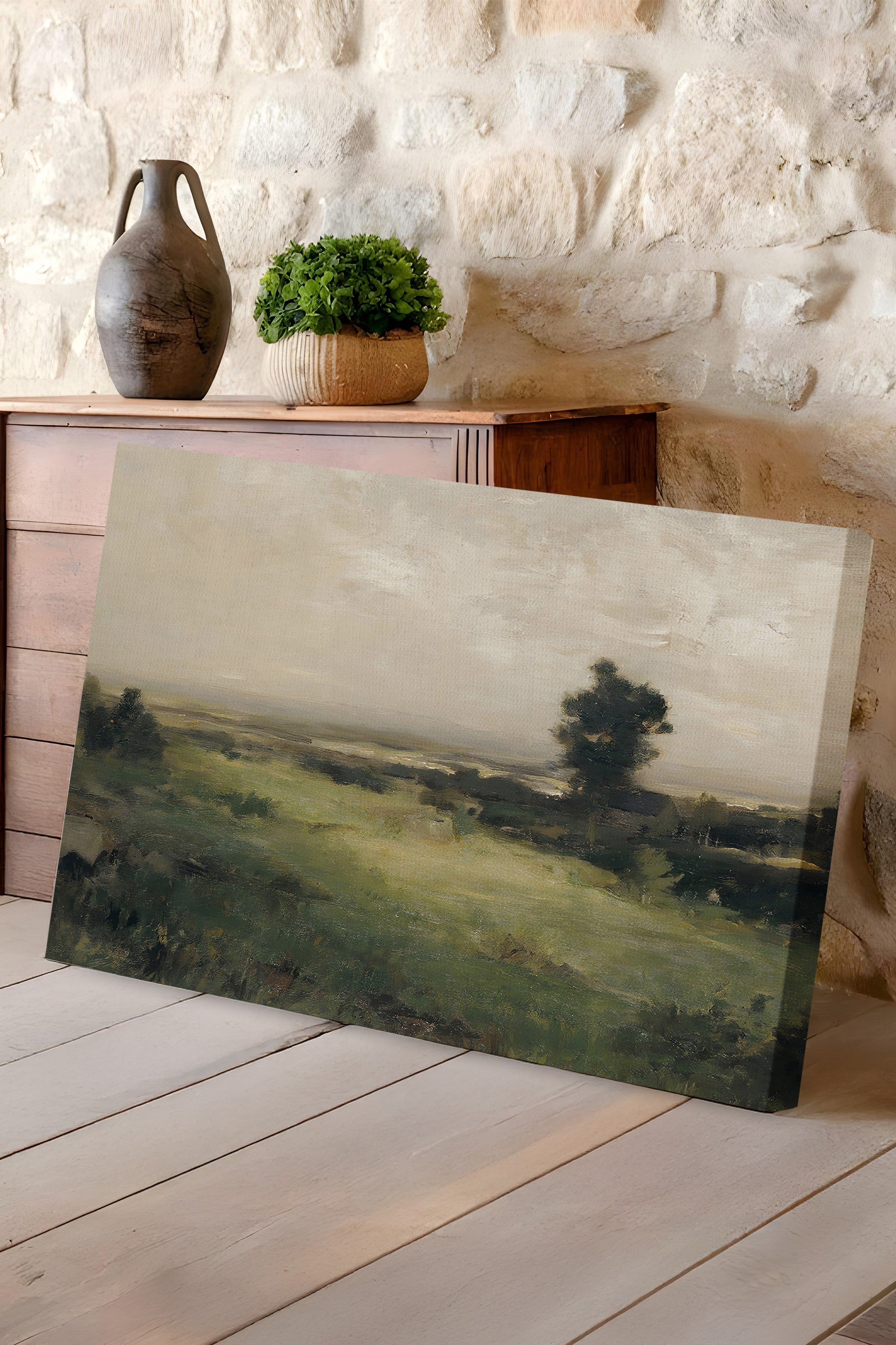 Vintage Tablo, Kanvas Tablo, Vintage Duvar Dekoru