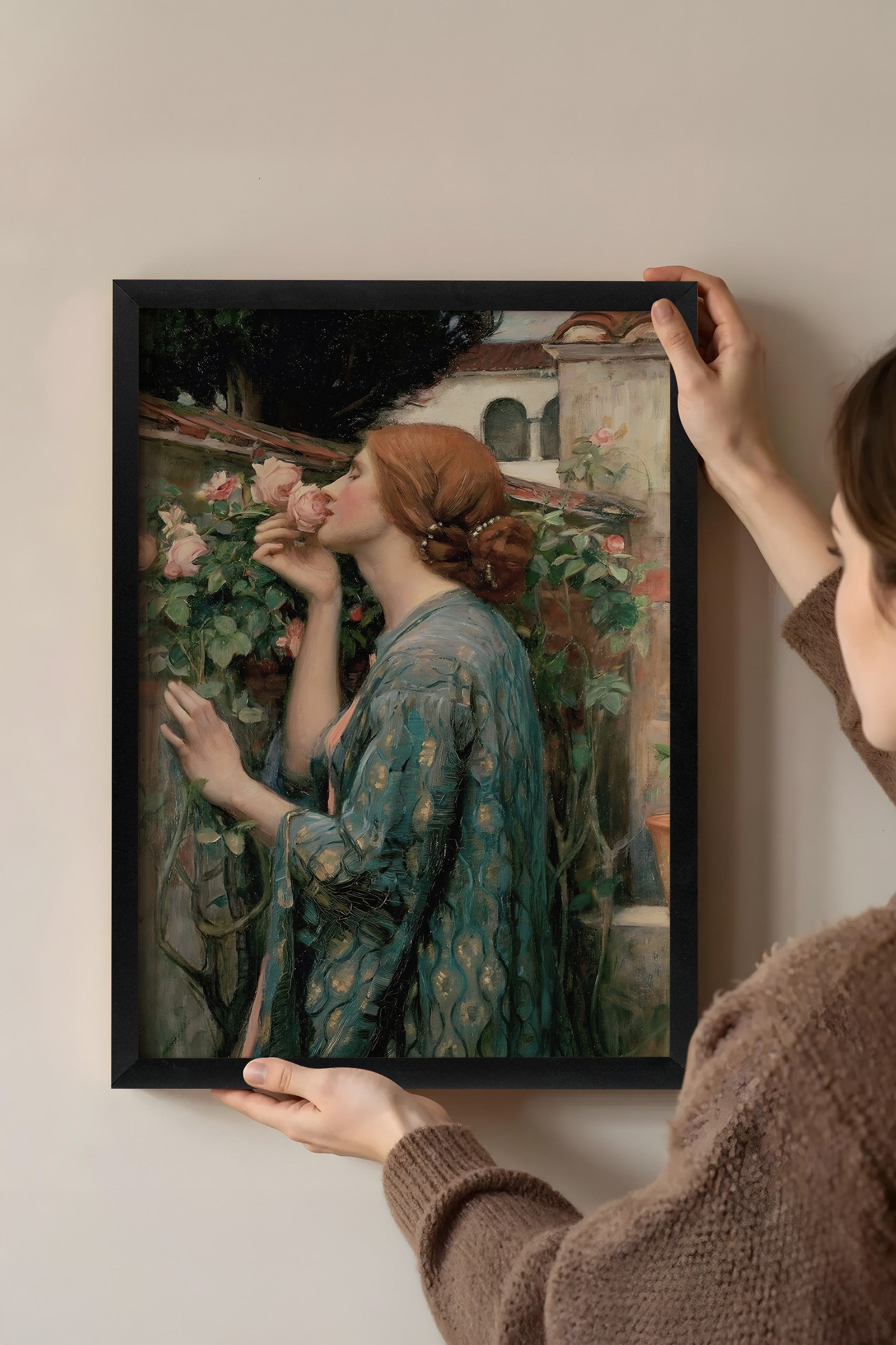Vintage Tablo, Siyah Çerçeveli Poster, Vintage Duvar Dekoru