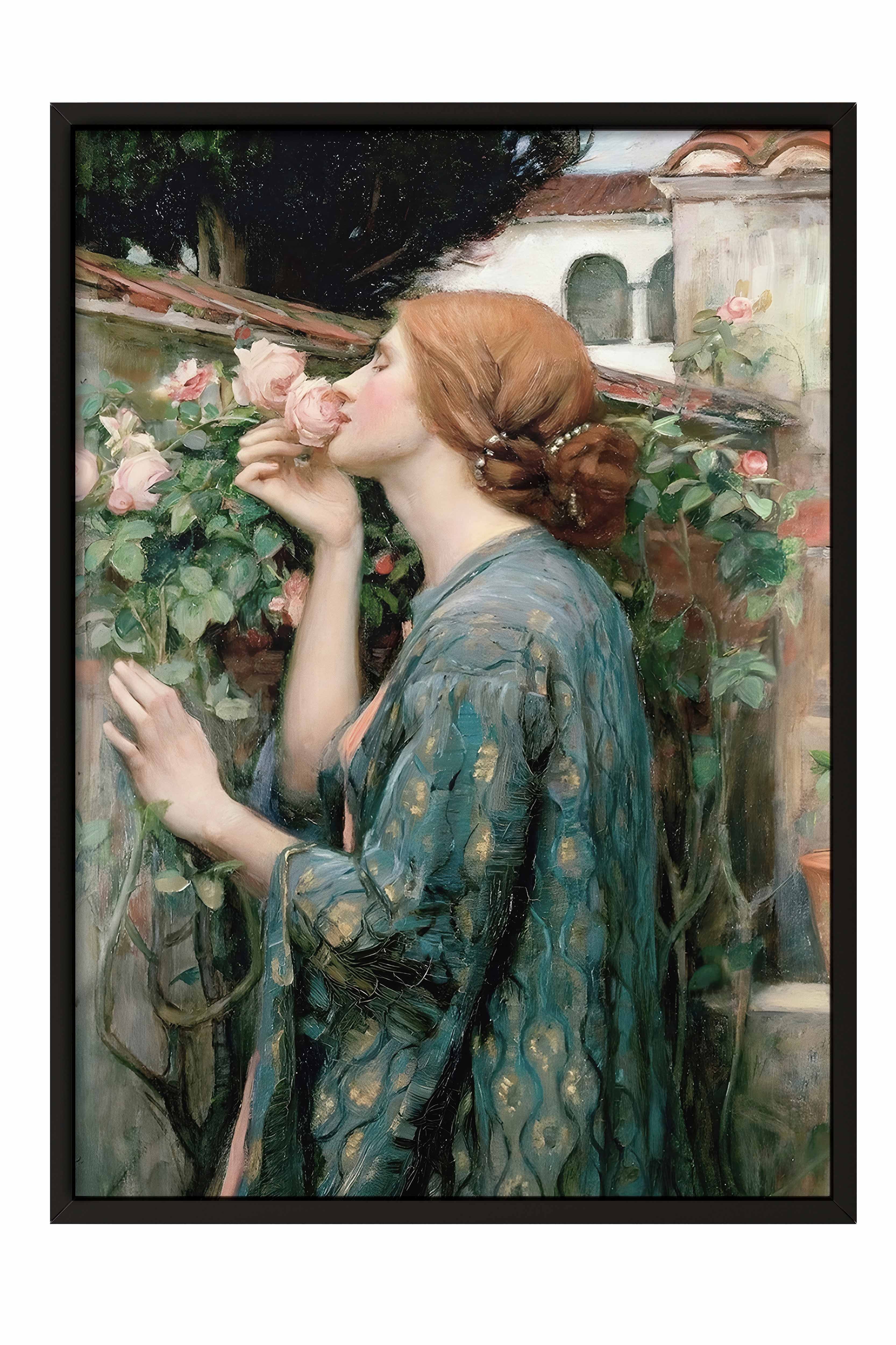 Vintage Tablo, Siyah Çerçeveli Poster, Vintage Duvar Dekoru