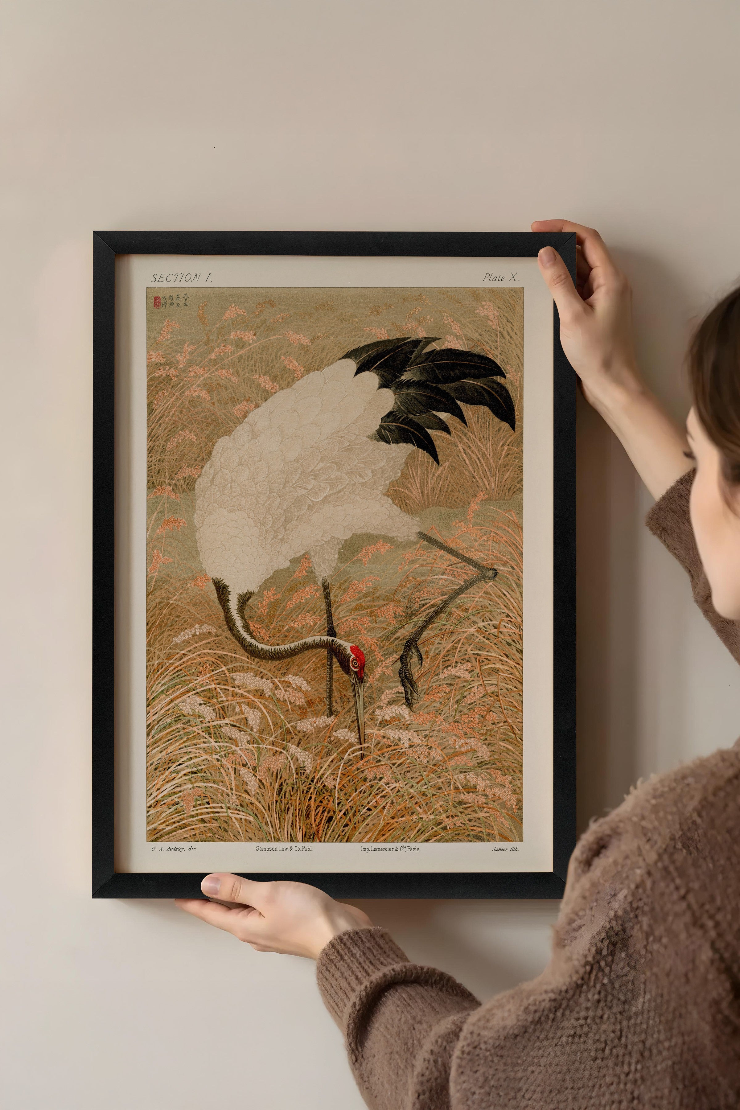 Vintage Tablo, Siyah Çerçeveli Poster, Vintage Duvar Dekoru