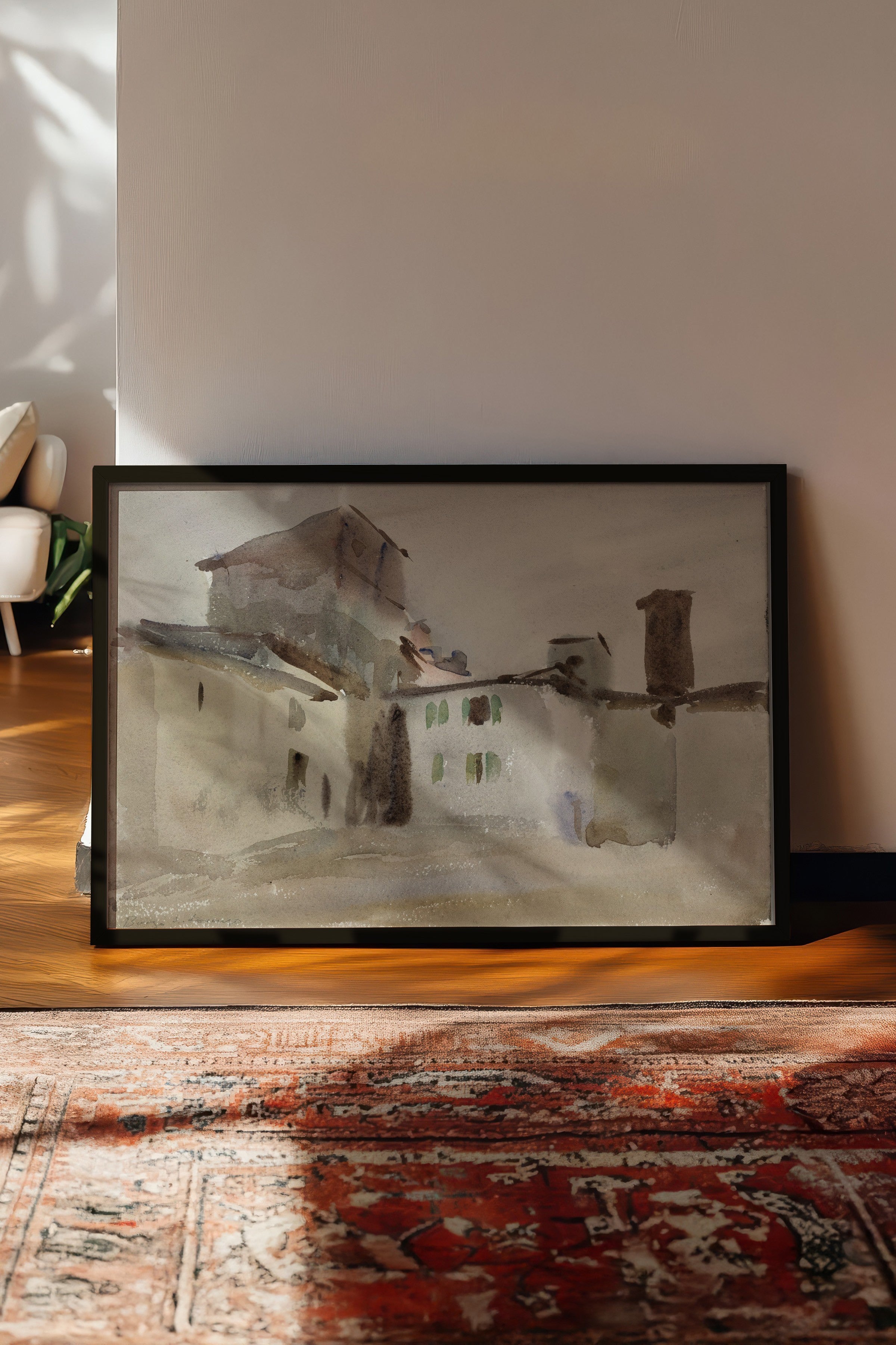 Vintage Tablo, Siyah Çerçeveli Poster, Vintage Duvar Dekoru