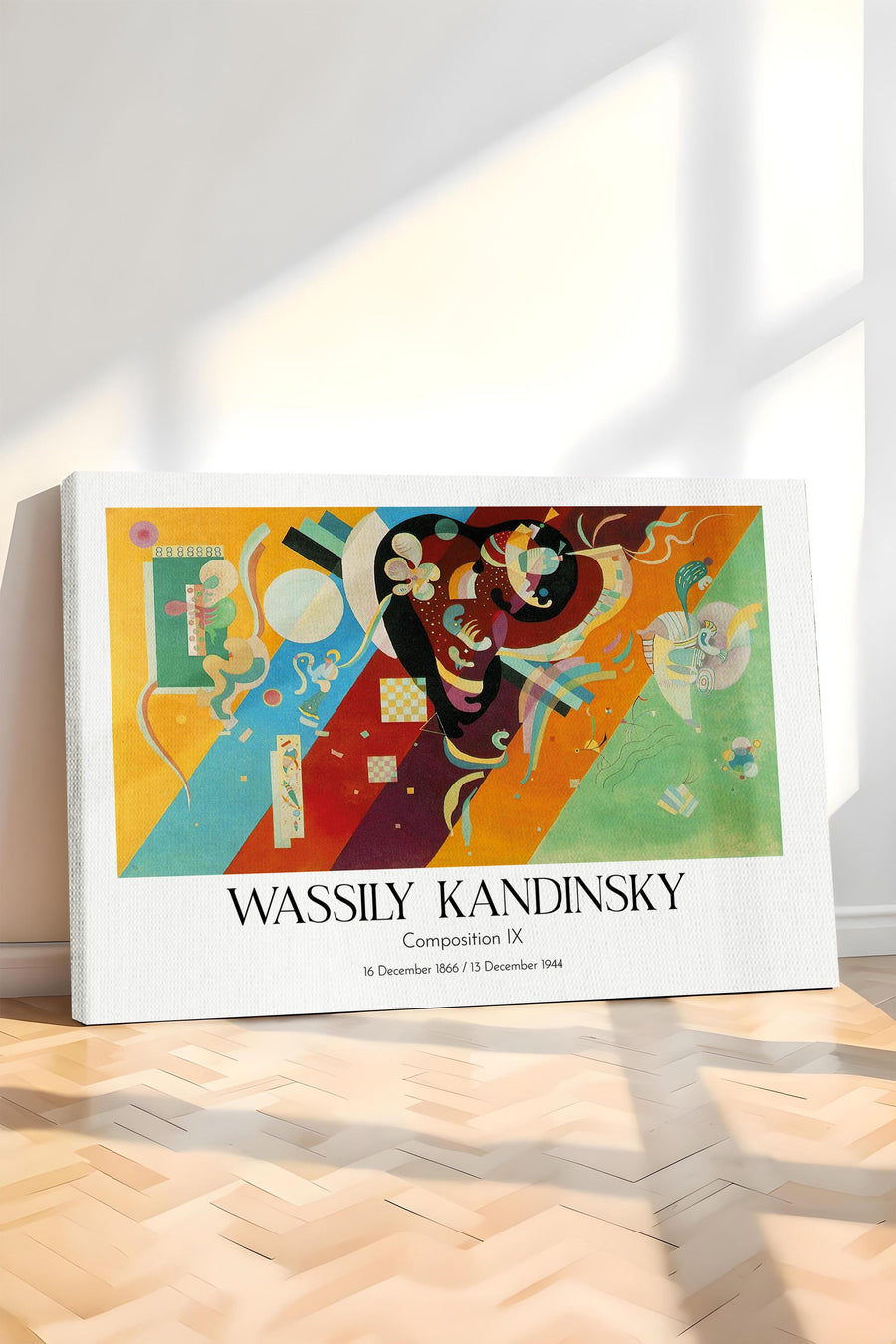 Wassily Kandinsky - Composition IX, Kanvas Tablo, Sanat Serisi NO:112437