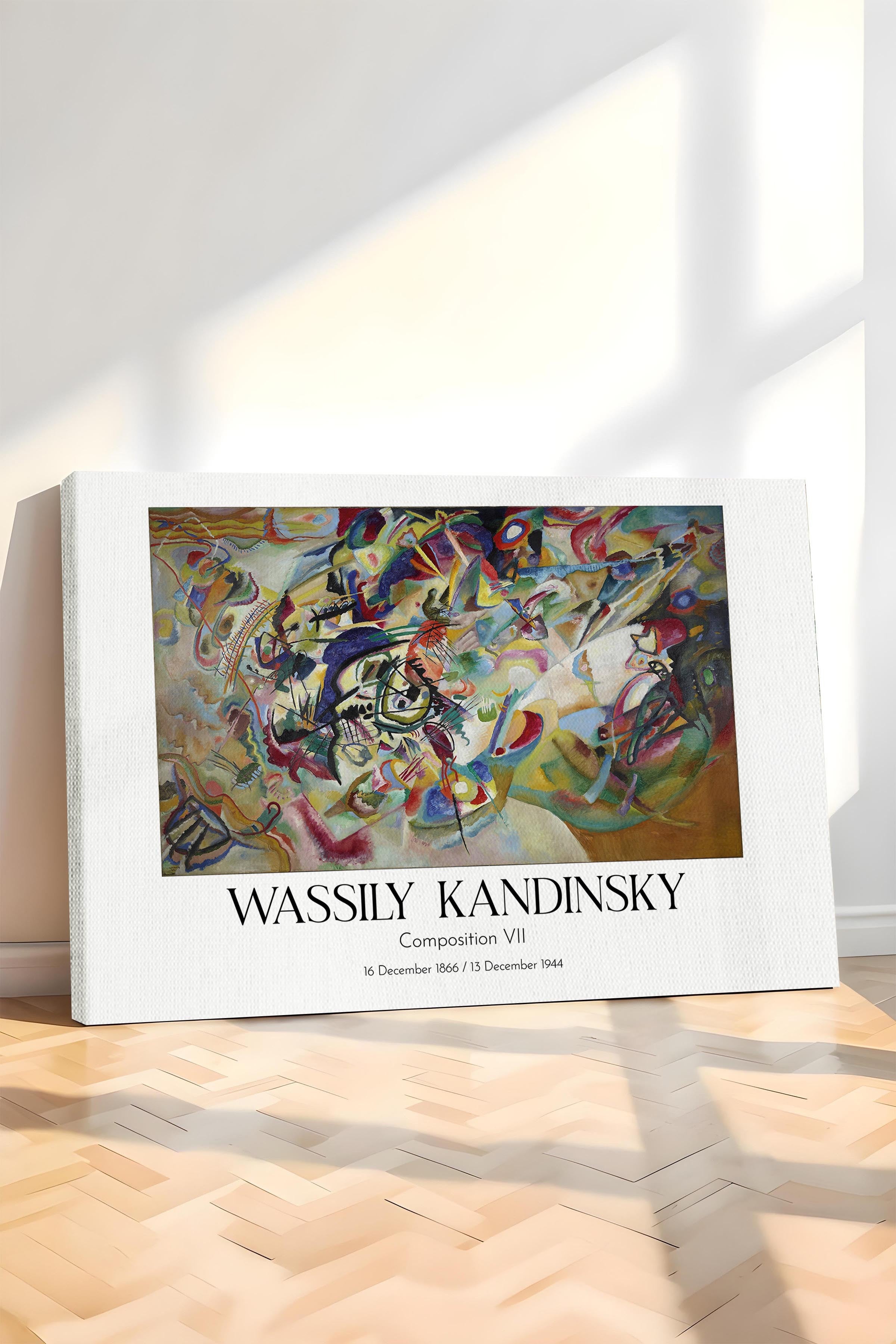 Wassily Kandinsky - Composition VII, Kanvas Tablo, Sanat Serisi NO:112439
