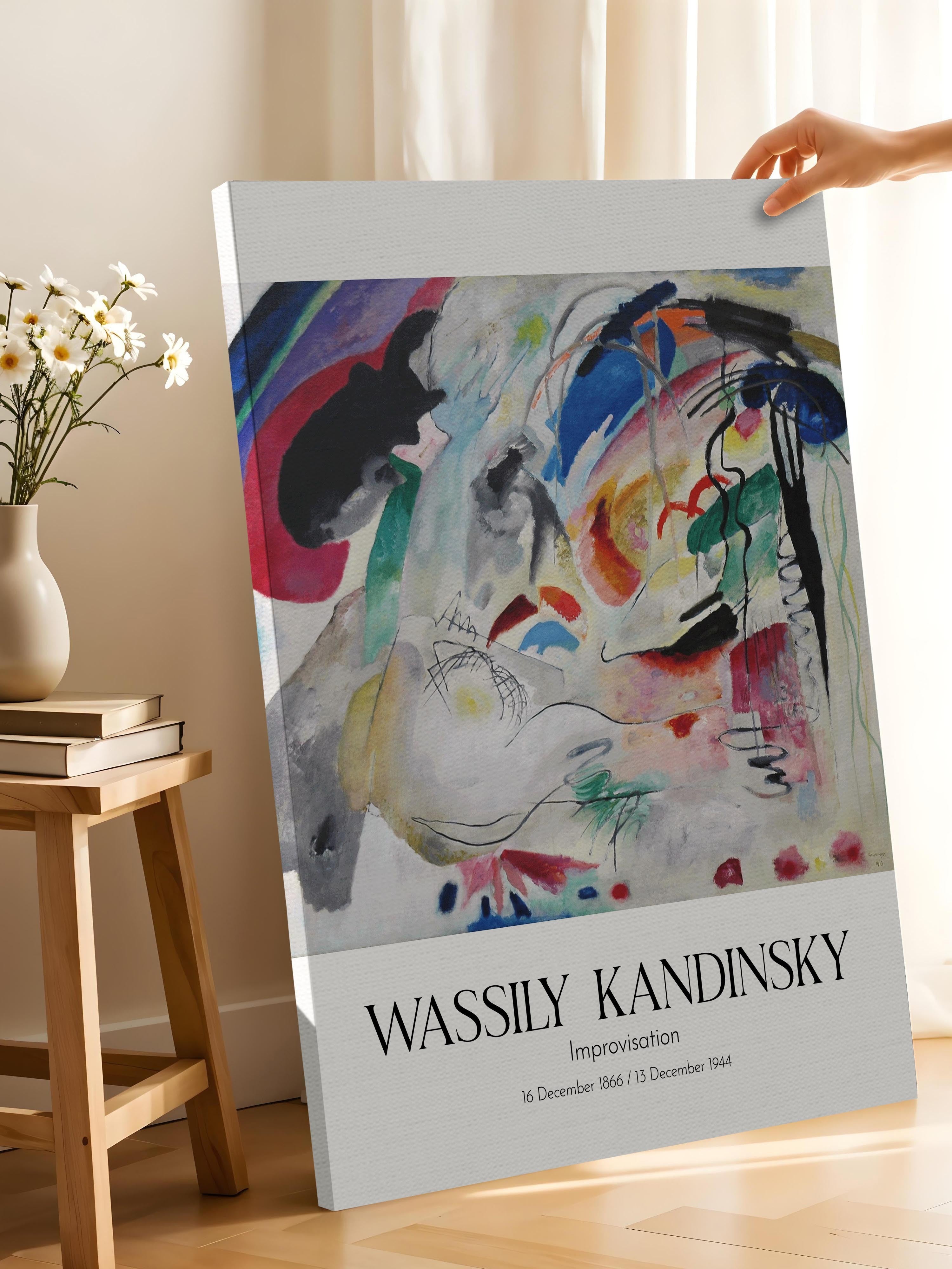 Wassily Kandinsky - Improvisation, Kanvas Tablo, Sanat Serisi NO:112431