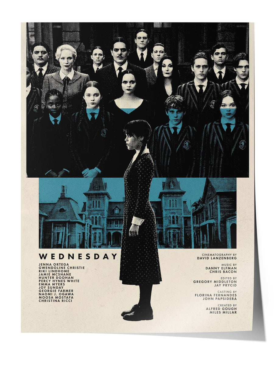 Wednesday Posteri, Sinema ve Dizi Tablo Posterleri, Film Dizi Afişleri NO:112782