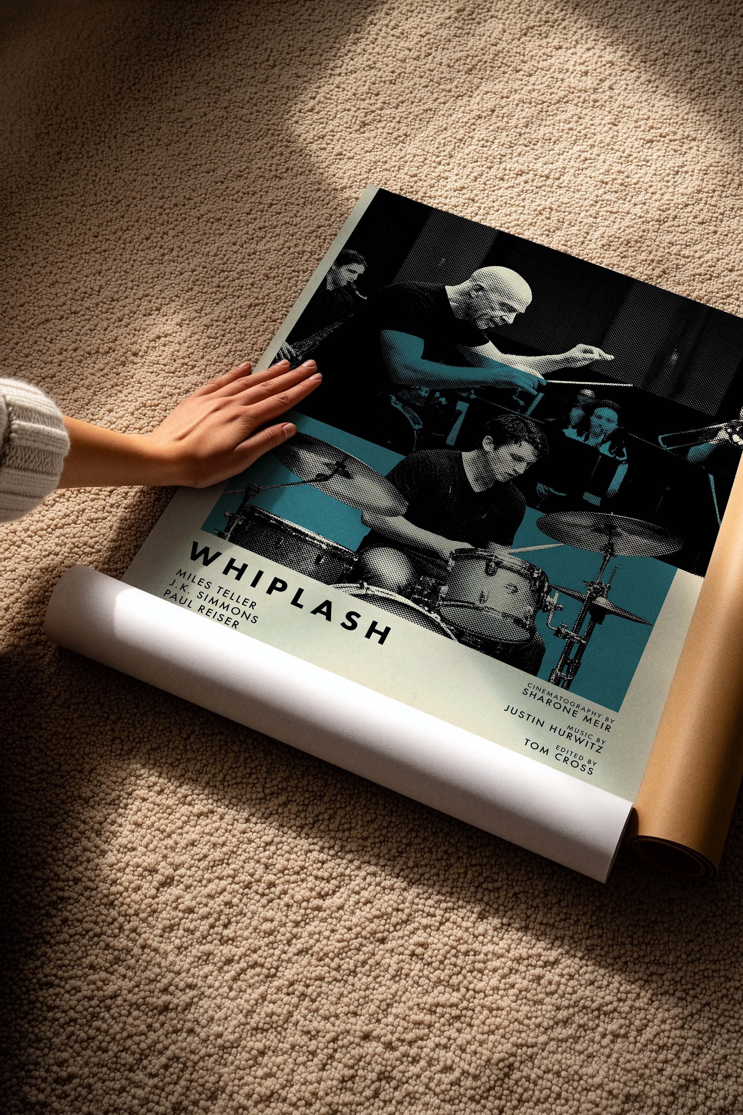 Whiplash Posteri, Sinema ve Dizi Tablo Posterleri, Film Dizi Afişleri NO:112830