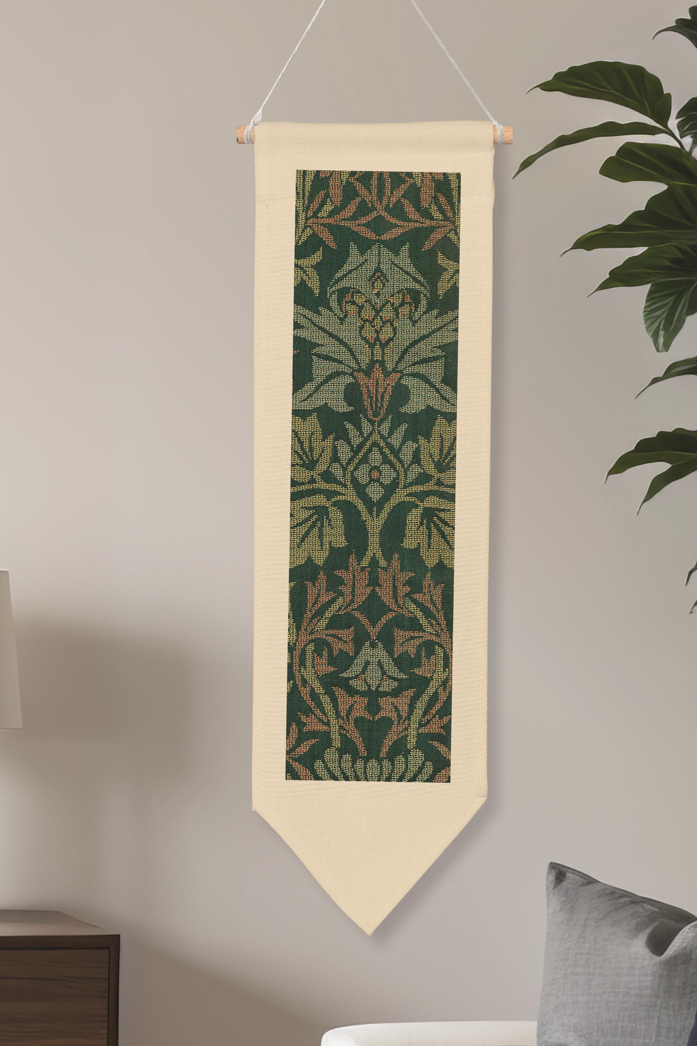 William Morisse Duvar Halısı, Sanat Serisi Dekor, 100cm Kanvas Flama Askılı Duvar Örtüsü NO:673