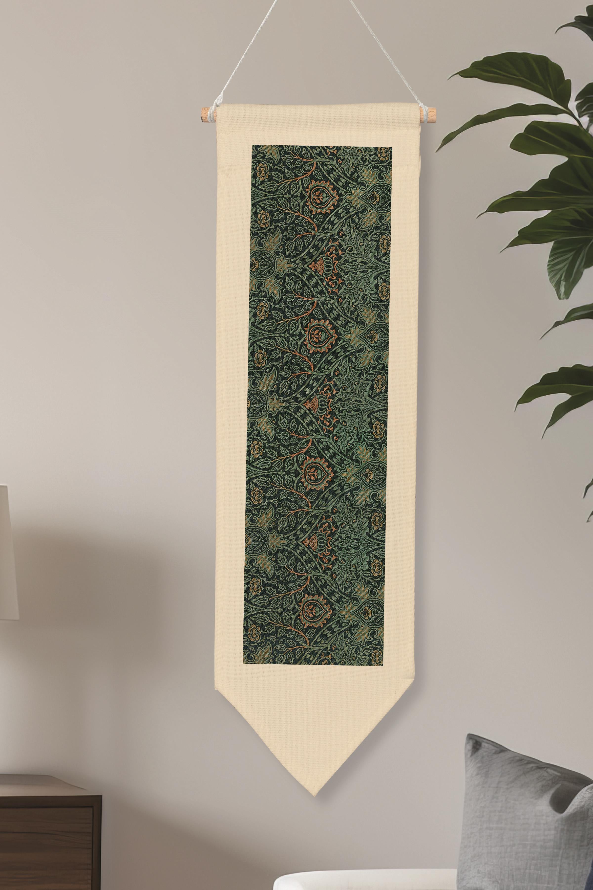 William Morisse Duvar Halısı, Sanat Serisi Dekor, 100cm Kanvas Flama Askılı Duvar Örtüsü NO:683