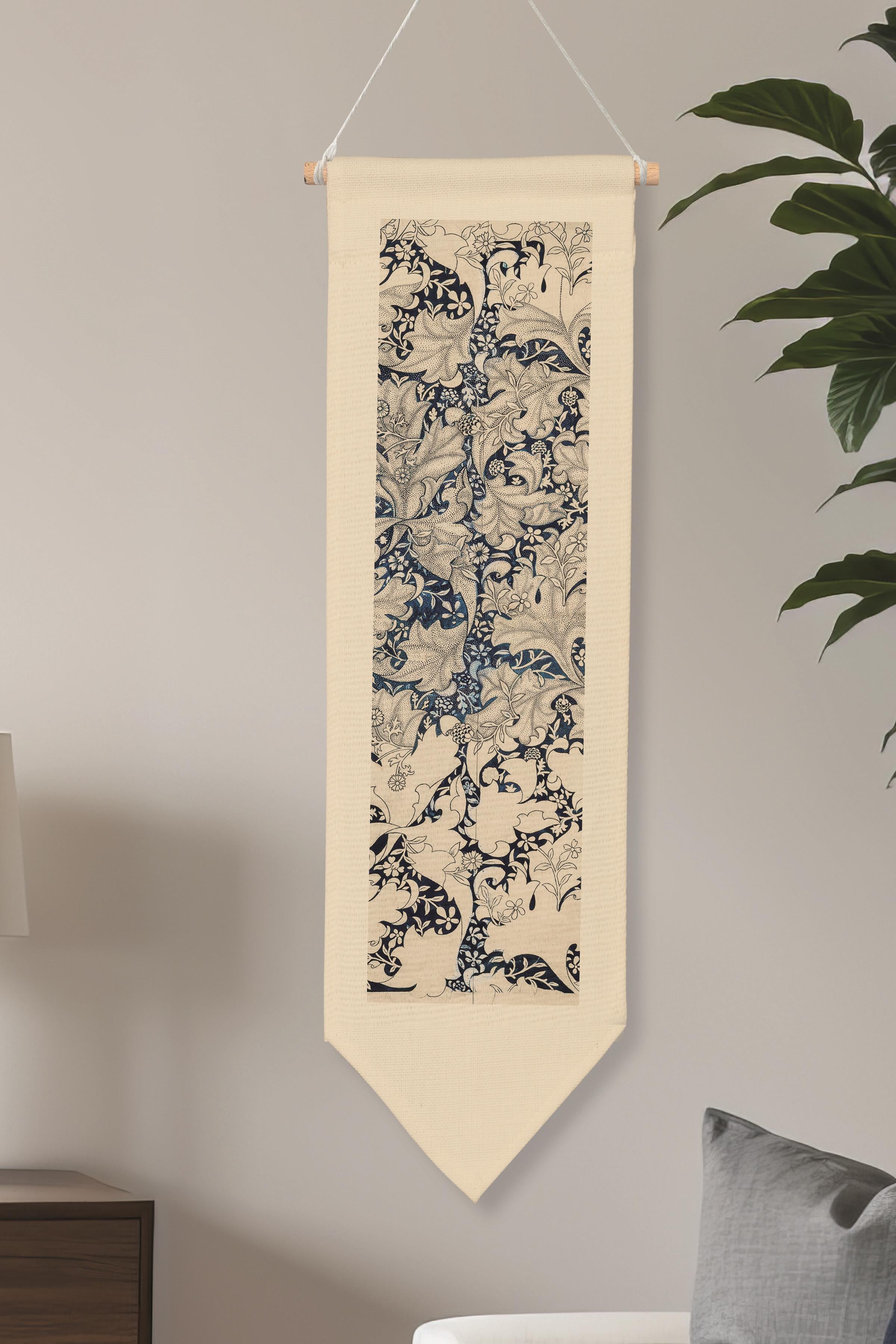 William Morisse Duvar Halısı, Sanat Serisi Dekor, 100cm Kanvas Flama Askılı Duvar Örtüsü NO:690