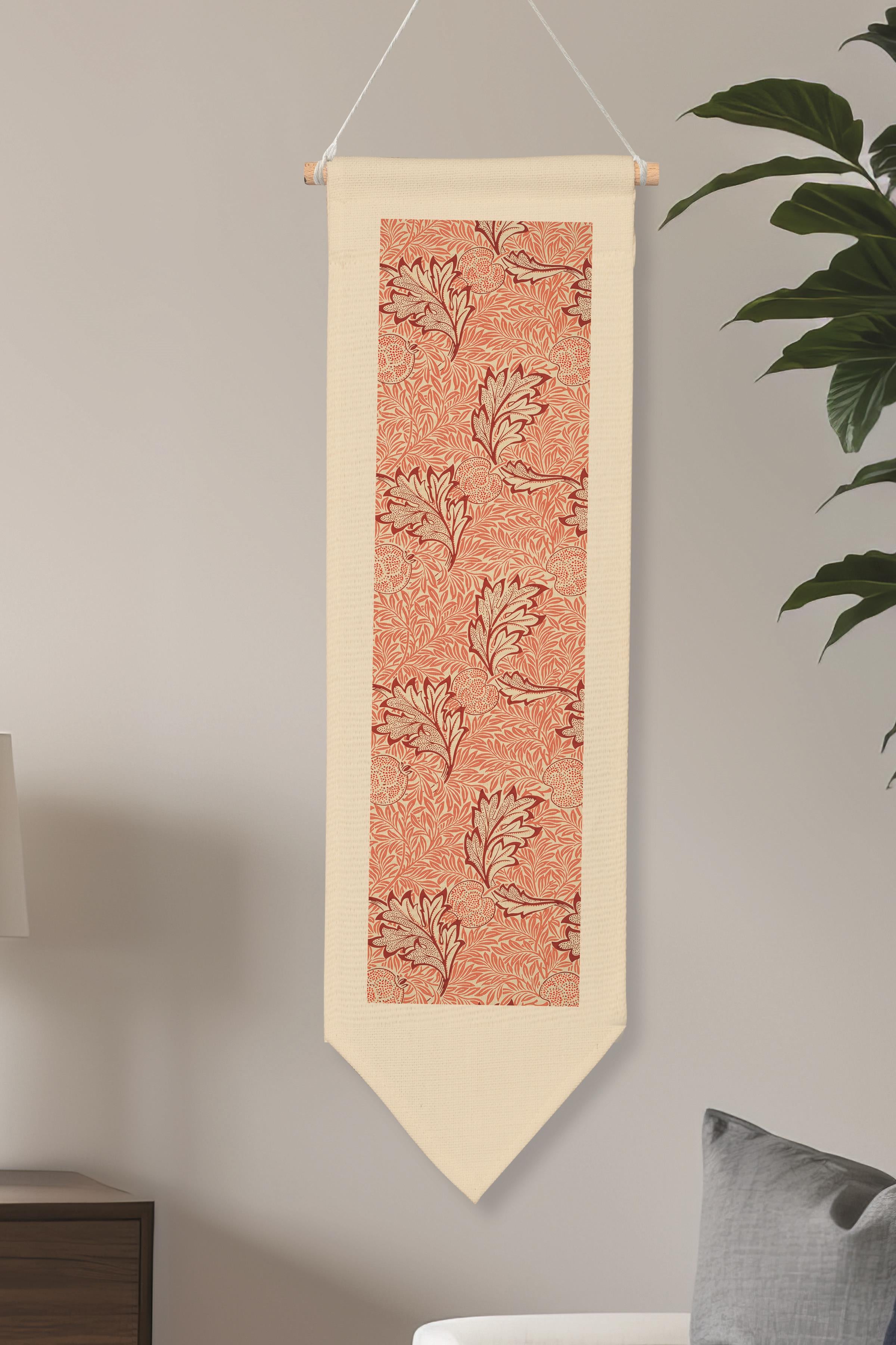 William Morisse Duvar Halısı, Sanat Serisi Dekor, 100cm Kanvas Flama Askılı Duvar Örtüsü NO:698