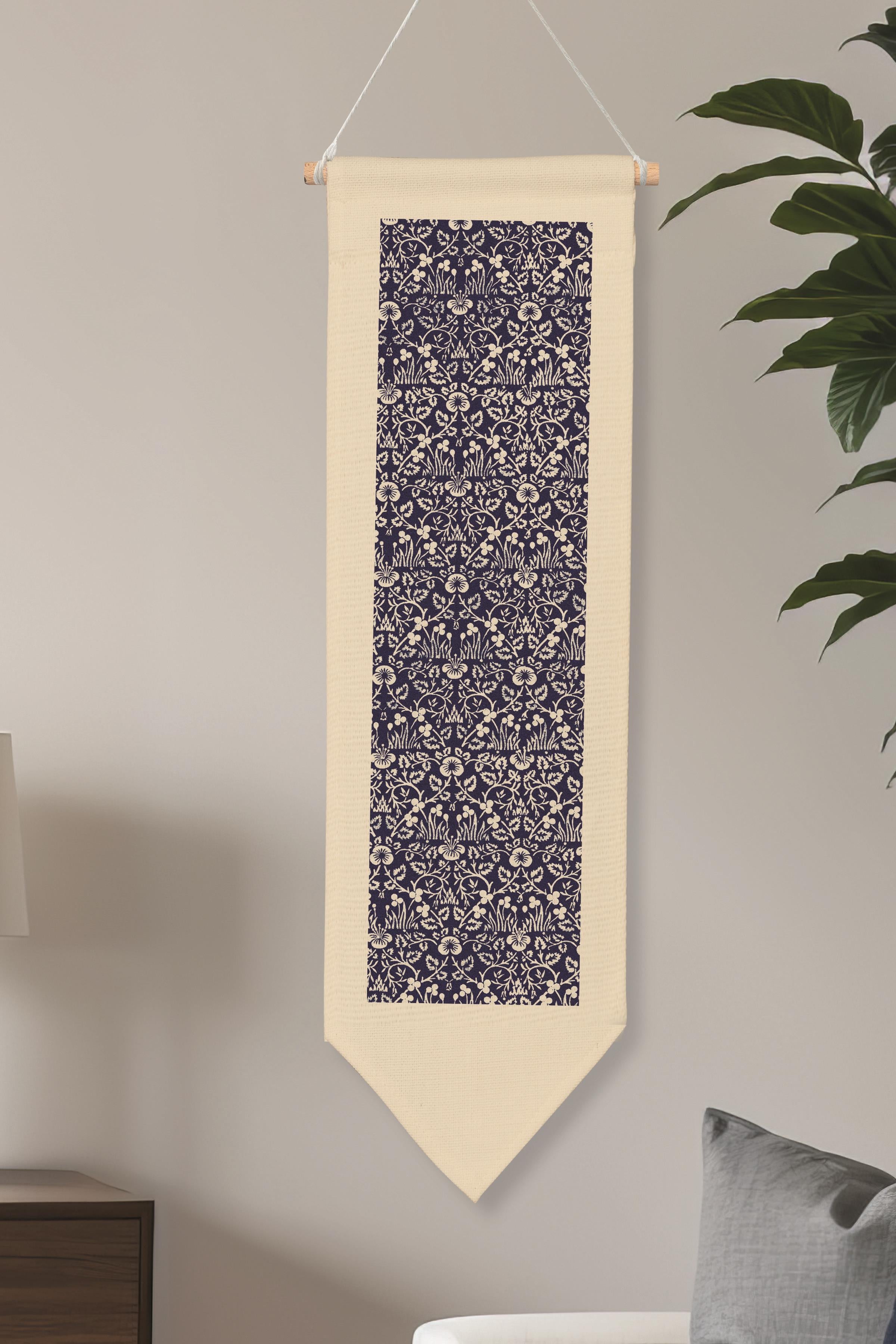 William Morisse Duvar Halısı, Sanat Serisi Dekor, 100cm Kanvas Flama Askılı Duvar Örtüsü NO:713