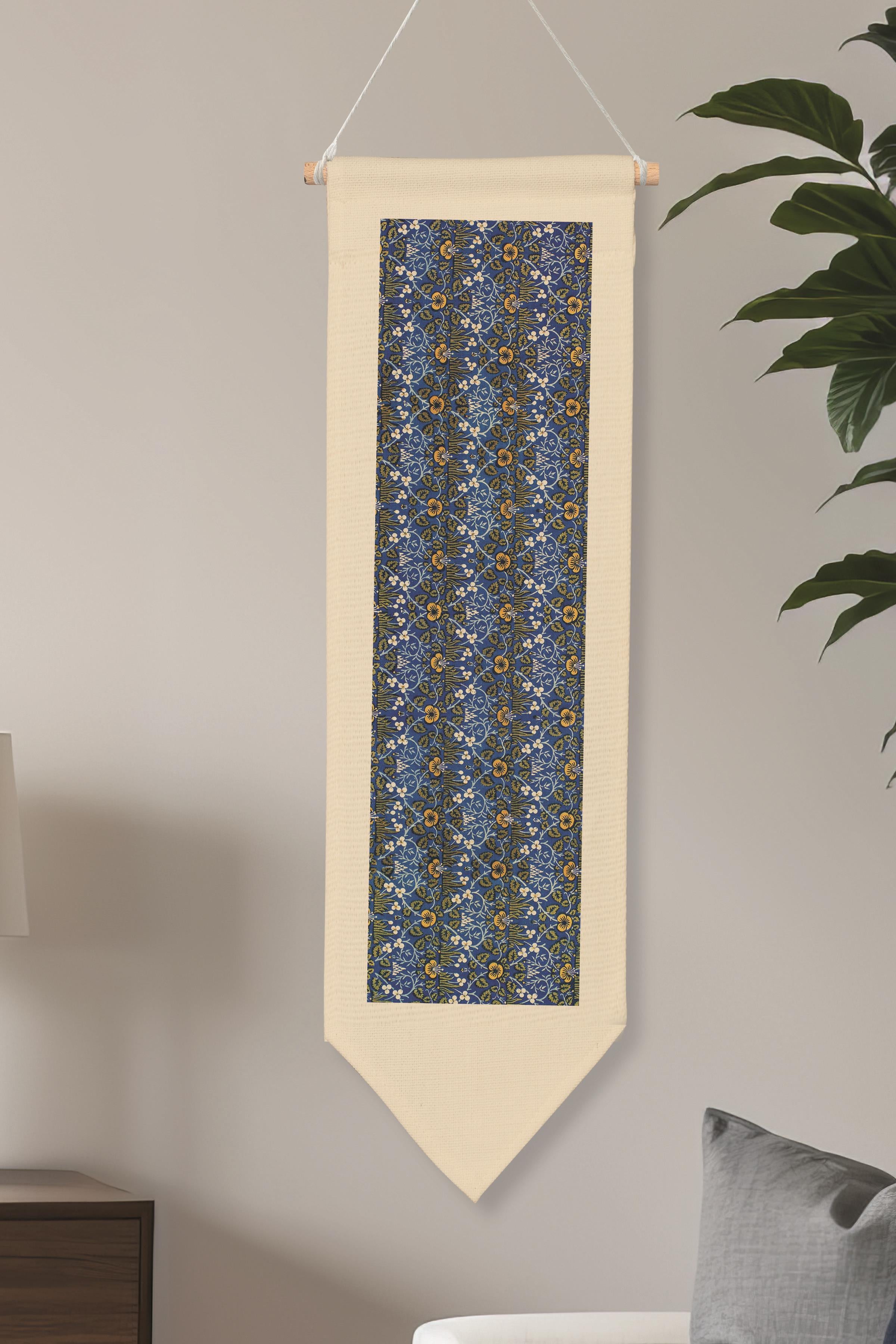 William Morisse Duvar Halısı, Sanat Serisi Dekor, 100cm Kanvas Flama Askılı Duvar Örtüsü NO:720