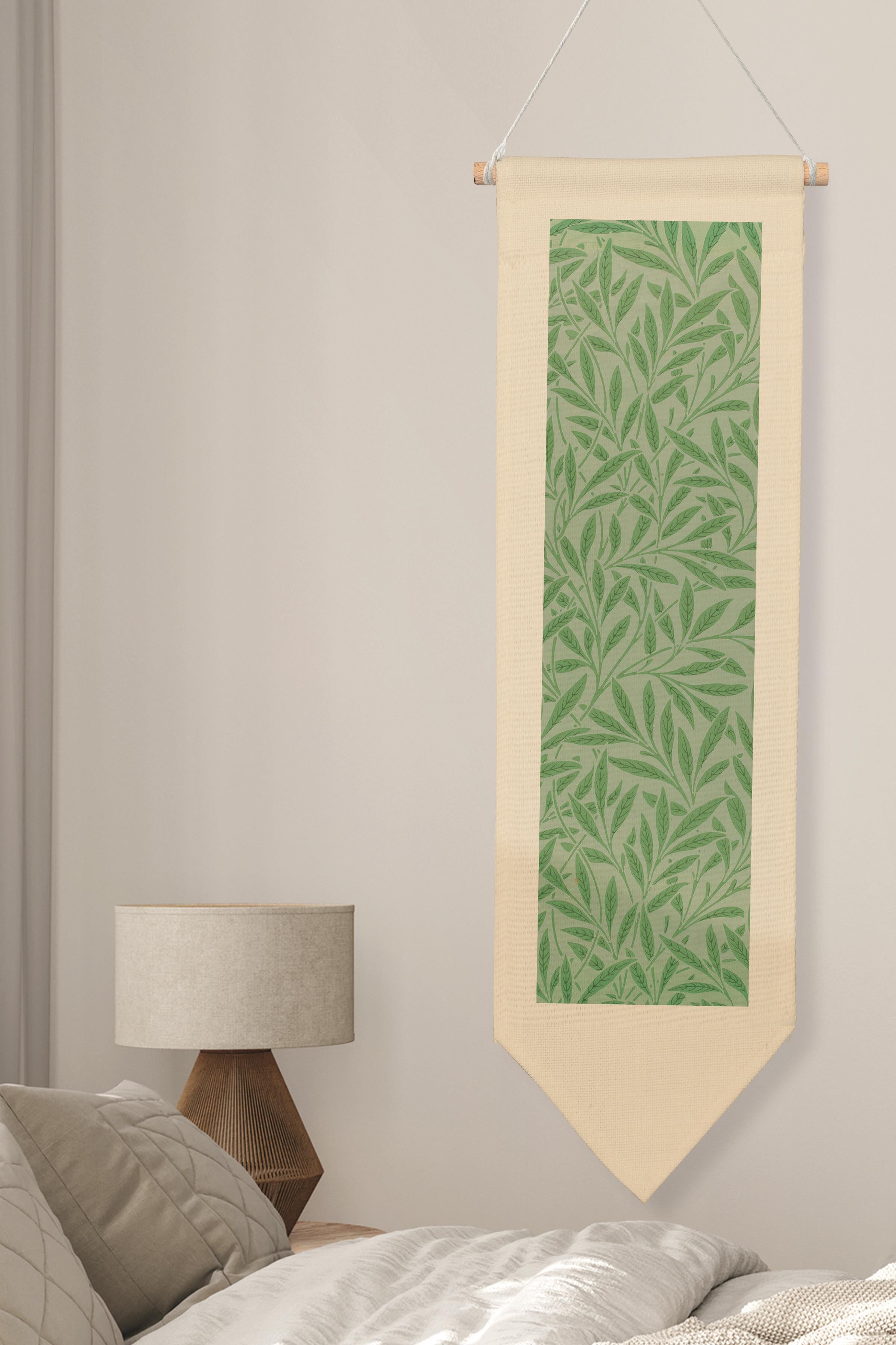 William Morisse Duvar Halısı, Sanat Serisi Dekor, 100cm Kanvas Flama Askılı Duvar Örtüsü NO:729