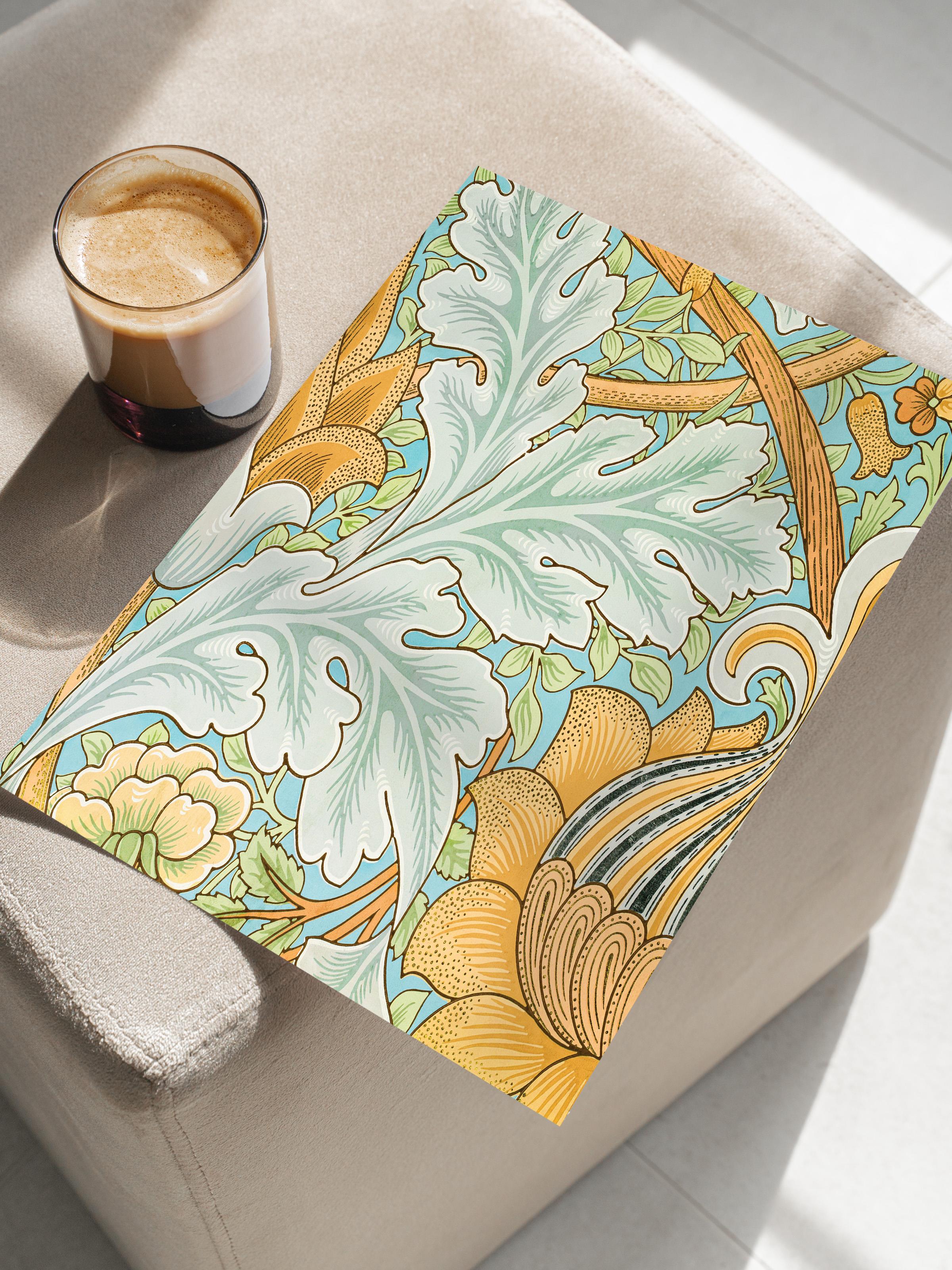 William Morris Poster No:1 Modern Sanat Poster - Sanat Dekor Serisi - Duvar Tablosu, HD Baskı