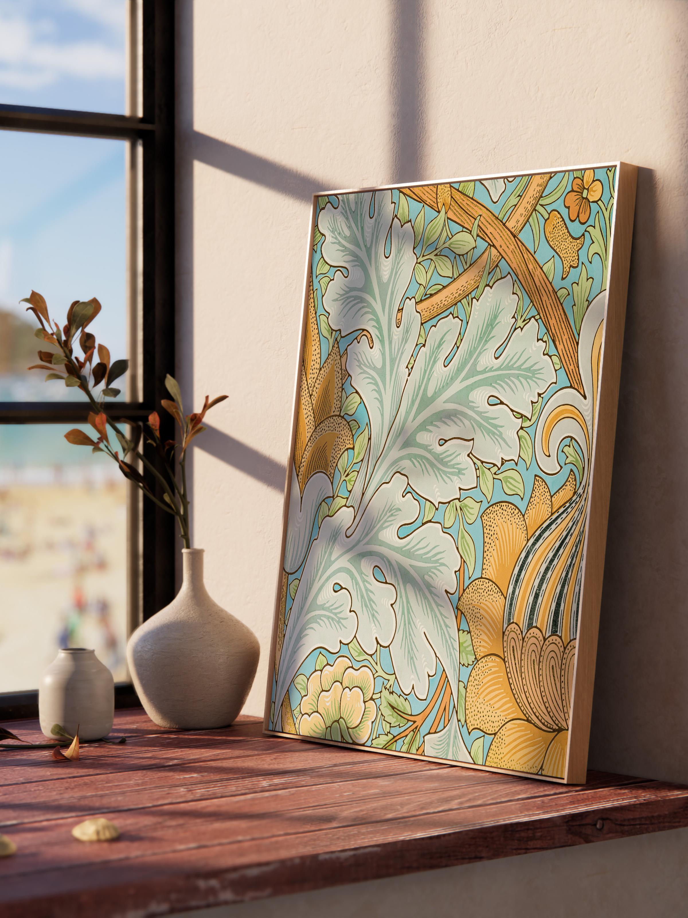 William Morris Poster No:1 Modern Sanat Poster - Sanat Dekor Serisi - Duvar Tablosu, HD Baskı