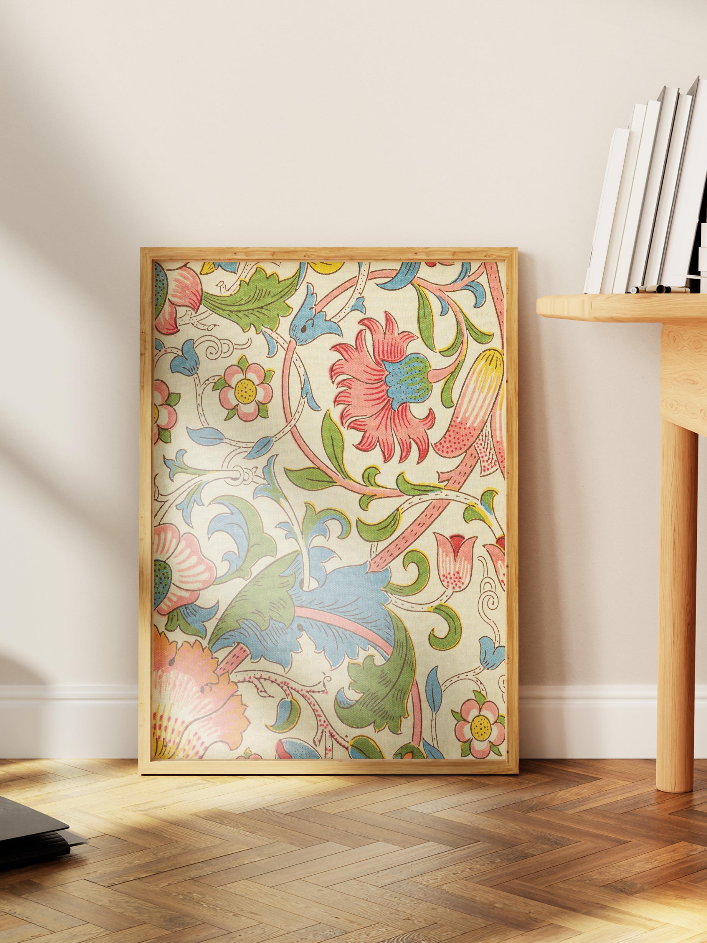 William Morris Poster No:11 Modern Sanat Poster - Sanat Dekor Serisi - Duvar Tablosu, HD Baskı
