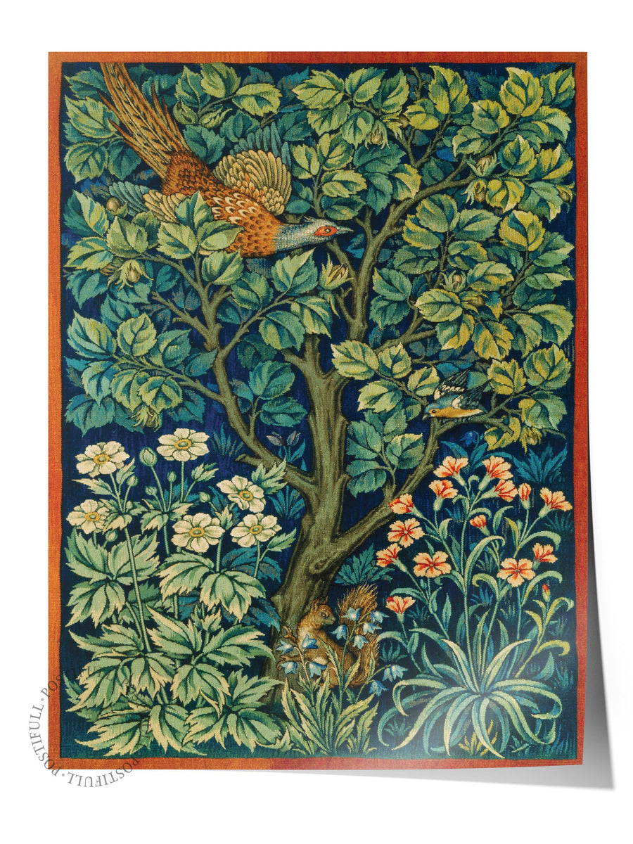 William Morris Poster No:12 Modern Sanat Poster - Sanat Dekor Serisi - Duvar Tablosu, HD Baskı