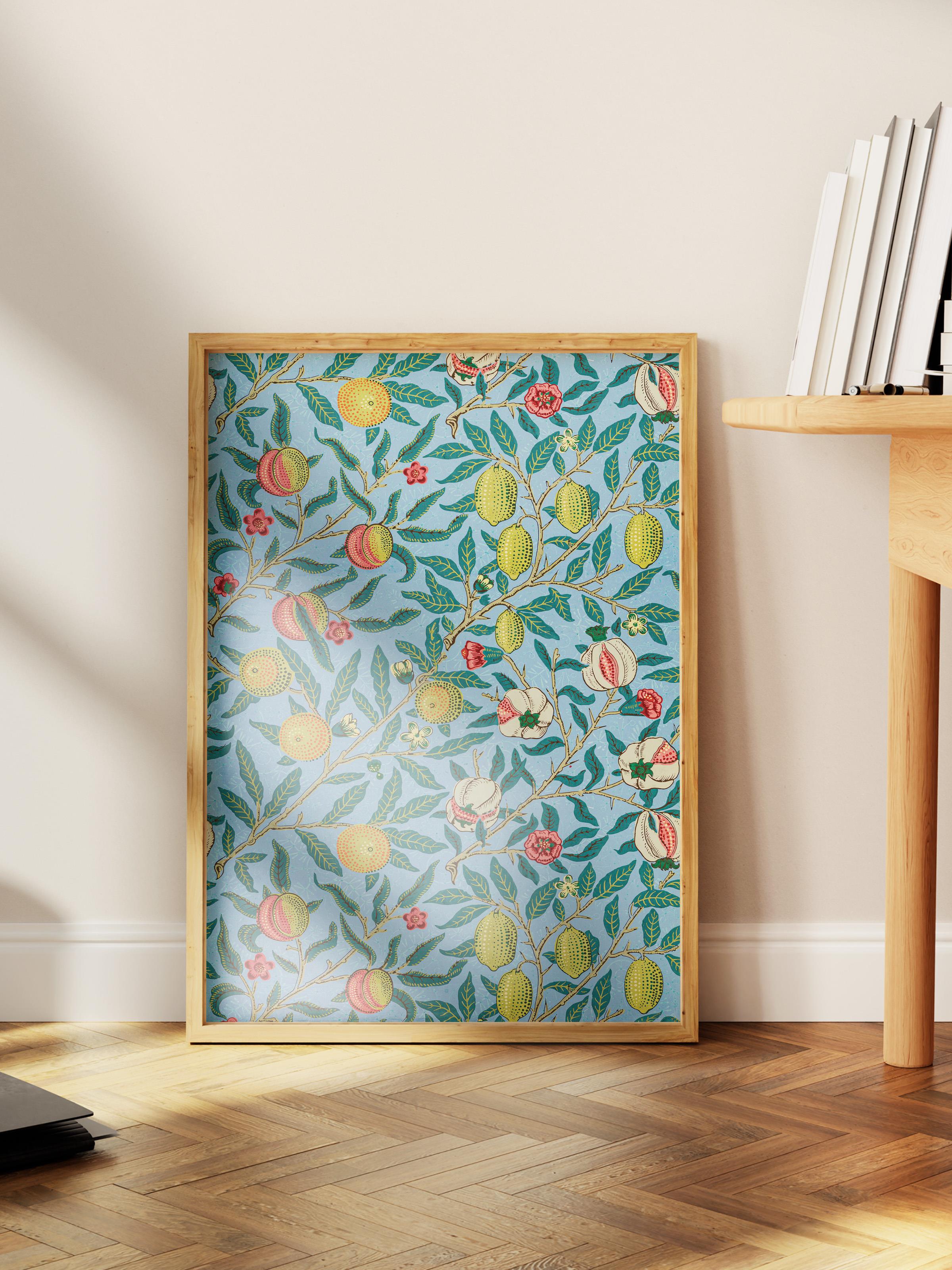 William Morris Poster No:13 Modern Sanat Poster - Sanat Dekor Serisi - Duvar Tablosu, HD Baskı
