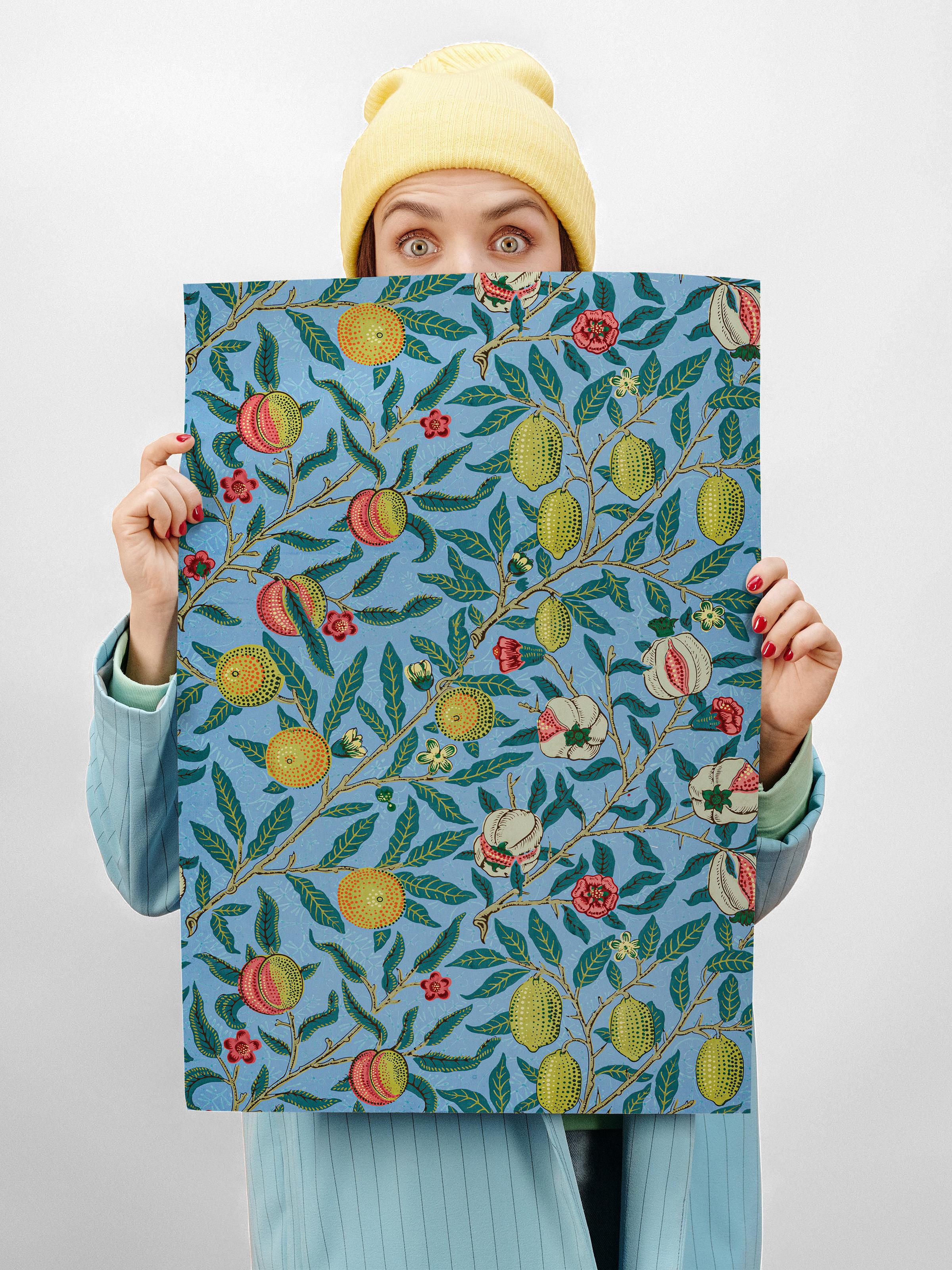 William Morris Poster No:13 Modern Sanat Poster - Sanat Dekor Serisi - Duvar Tablosu, HD Baskı