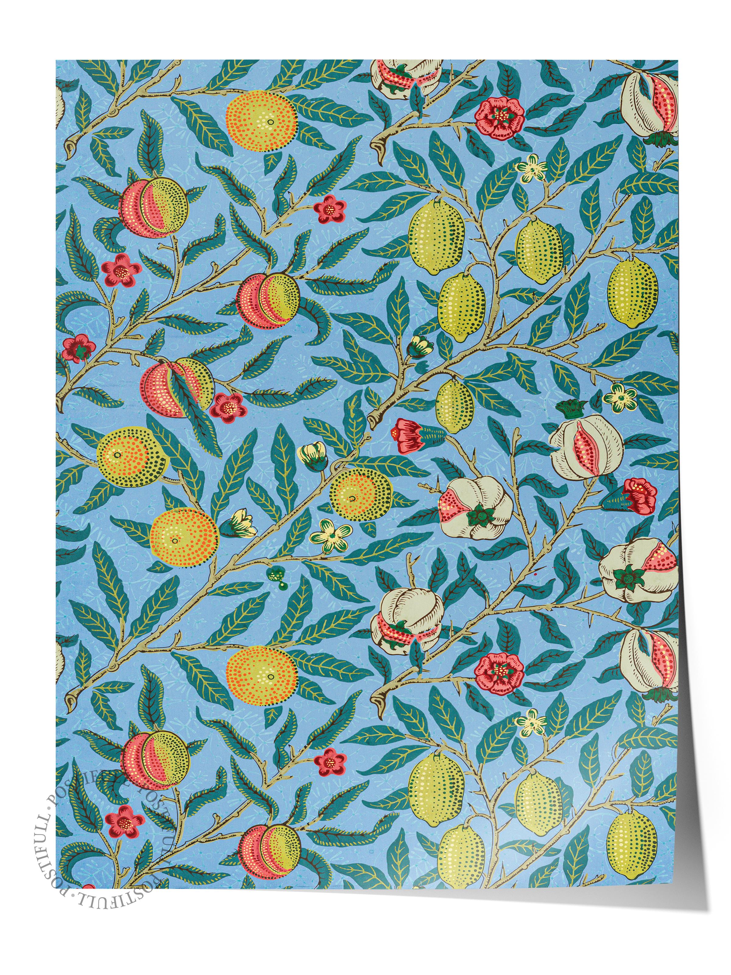 William Morris Poster No:13 Modern Sanat Poster - Sanat Dekor Serisi - Duvar Tablosu, HD Baskı