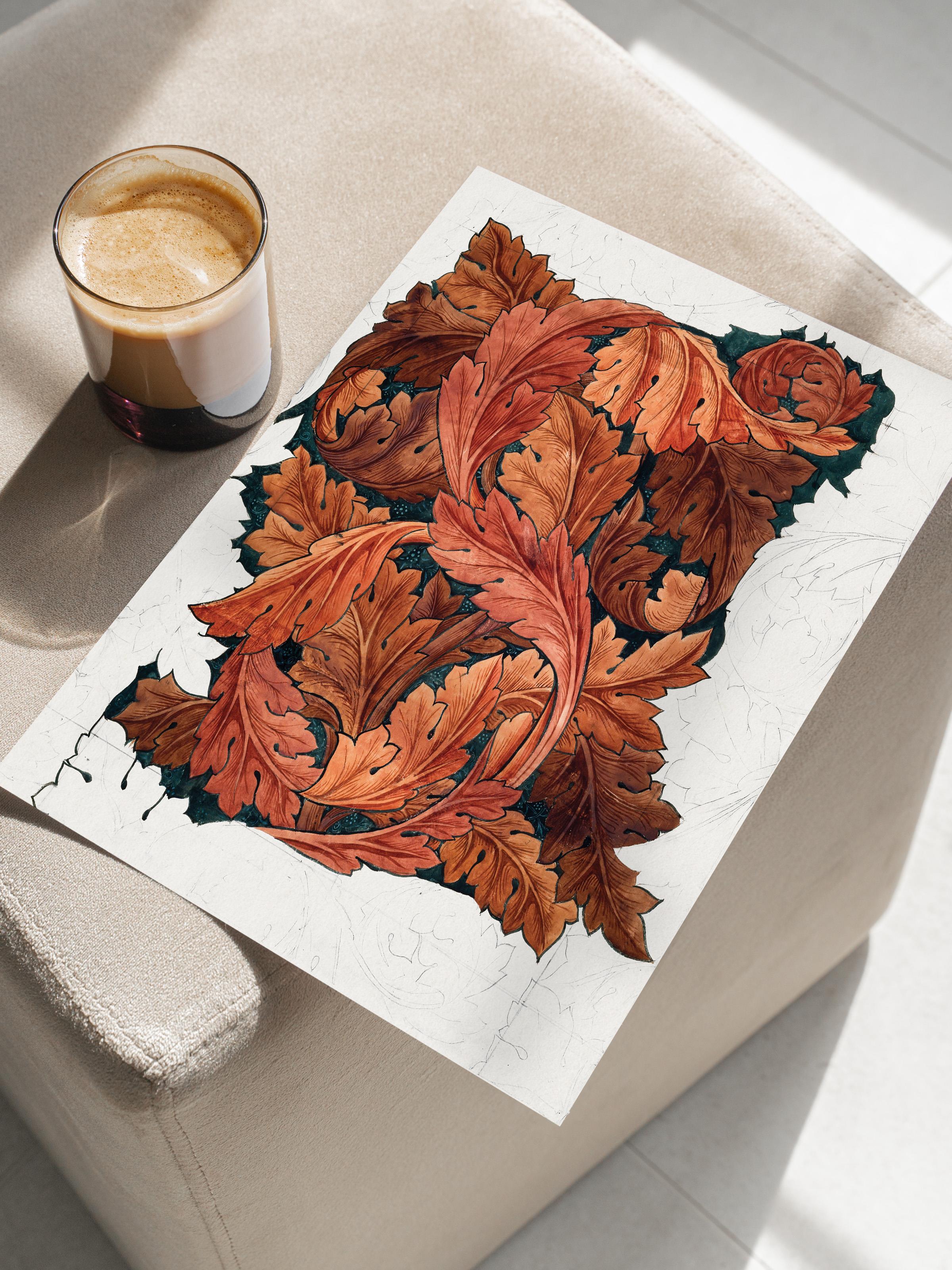 William Morris Poster No:14 Modern Sanat Poster - Sanat Dekor Serisi - Duvar Tablosu, HD Baskı