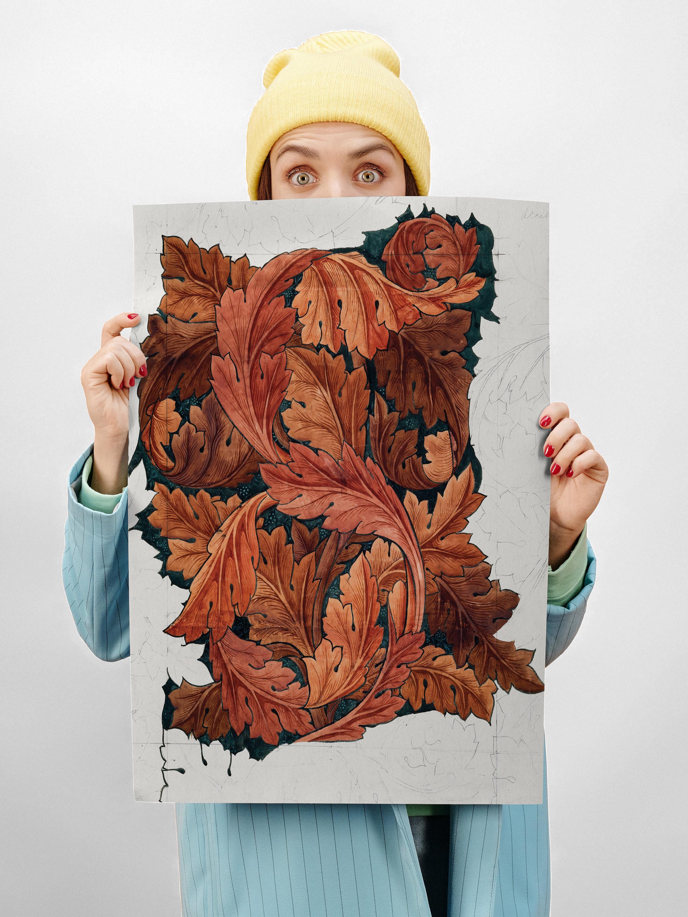 William Morris Poster No:14 Modern Sanat Poster - Sanat Dekor Serisi - Duvar Tablosu, HD Baskı