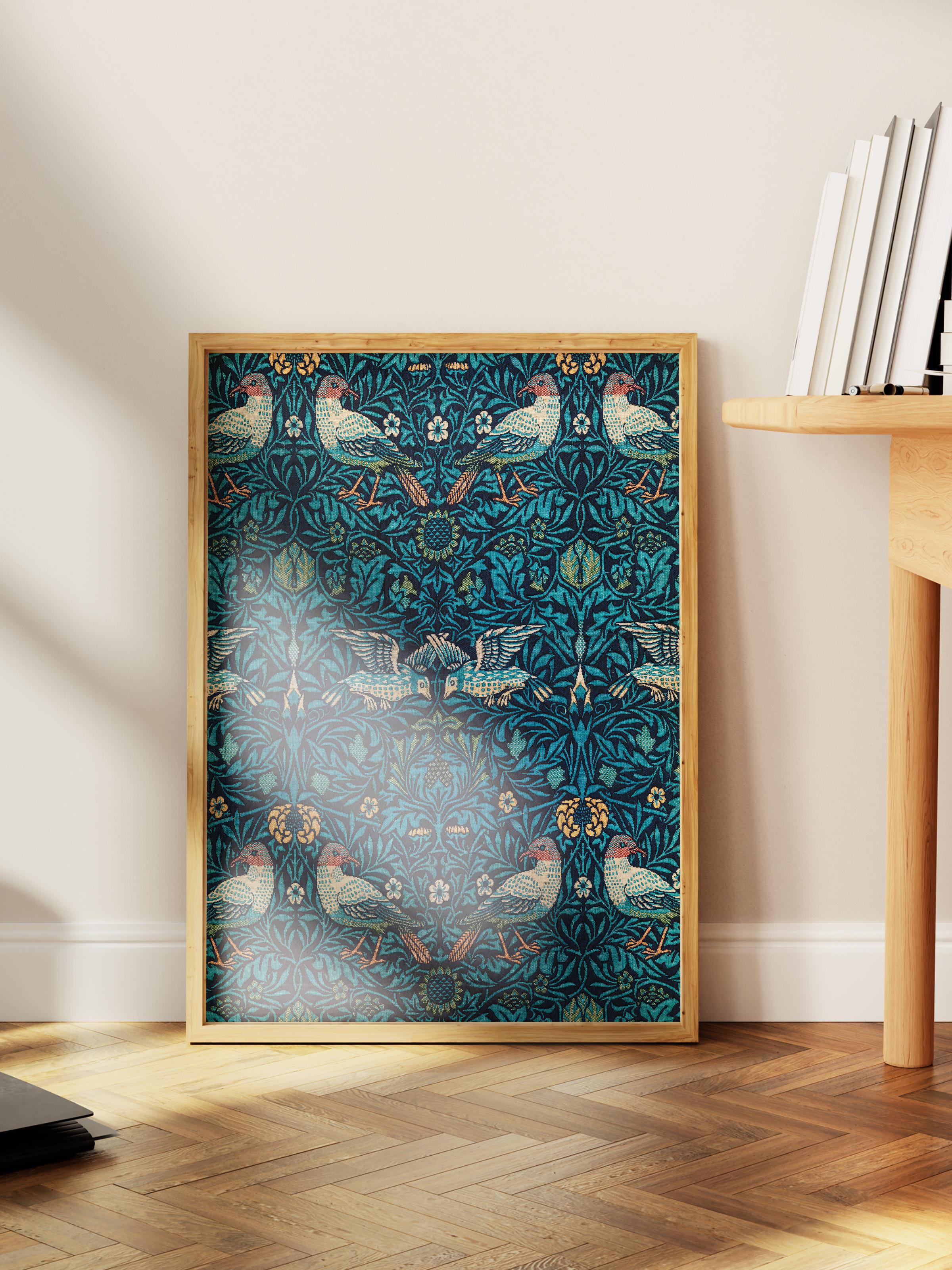 William Morris Poster No:15 Modern Sanat Poster - Sanat Dekor Serisi - Duvar Tablosu, HD Baskı