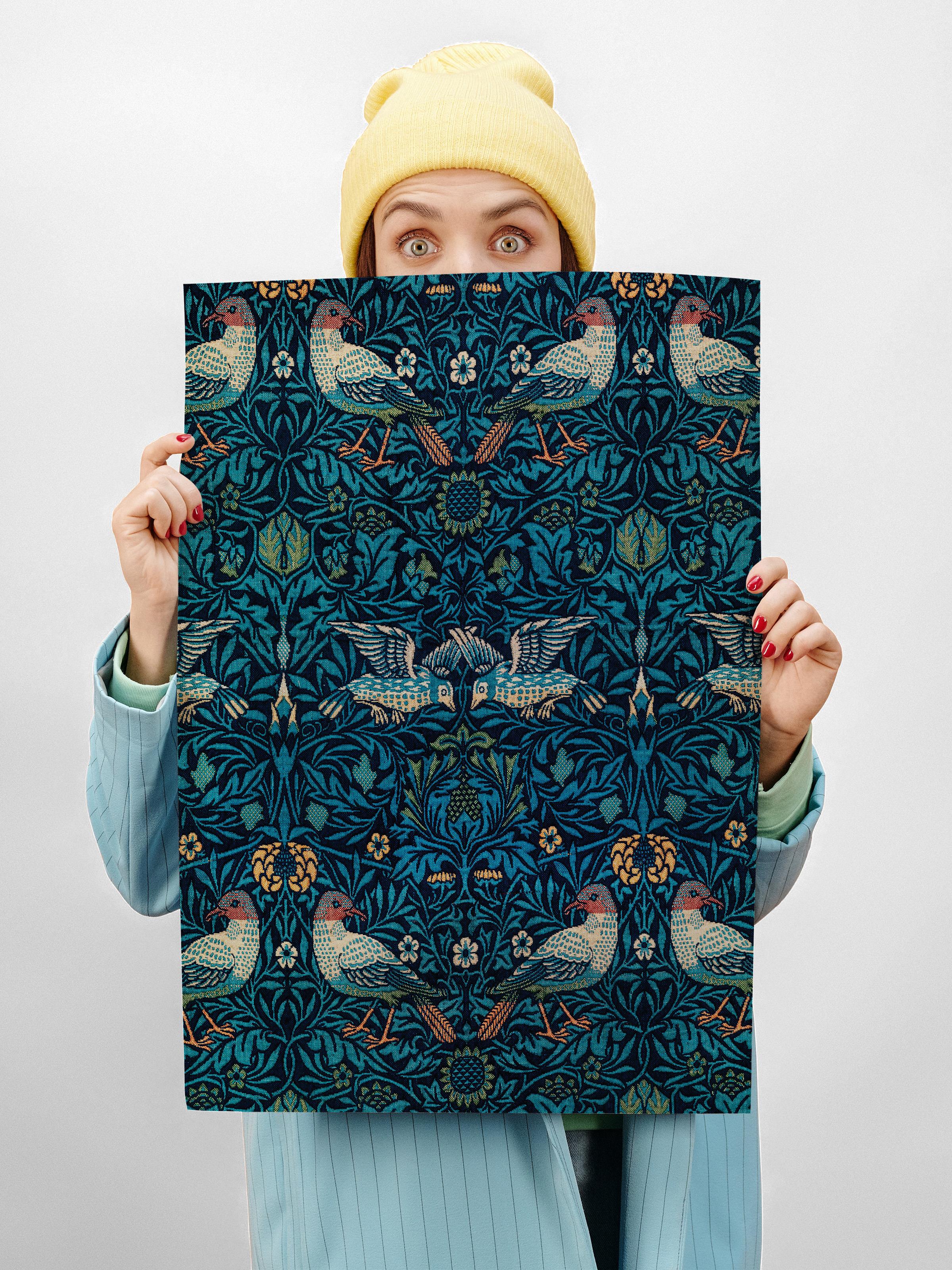 William Morris Poster No:15 Modern Sanat Poster - Sanat Dekor Serisi - Duvar Tablosu, HD Baskı