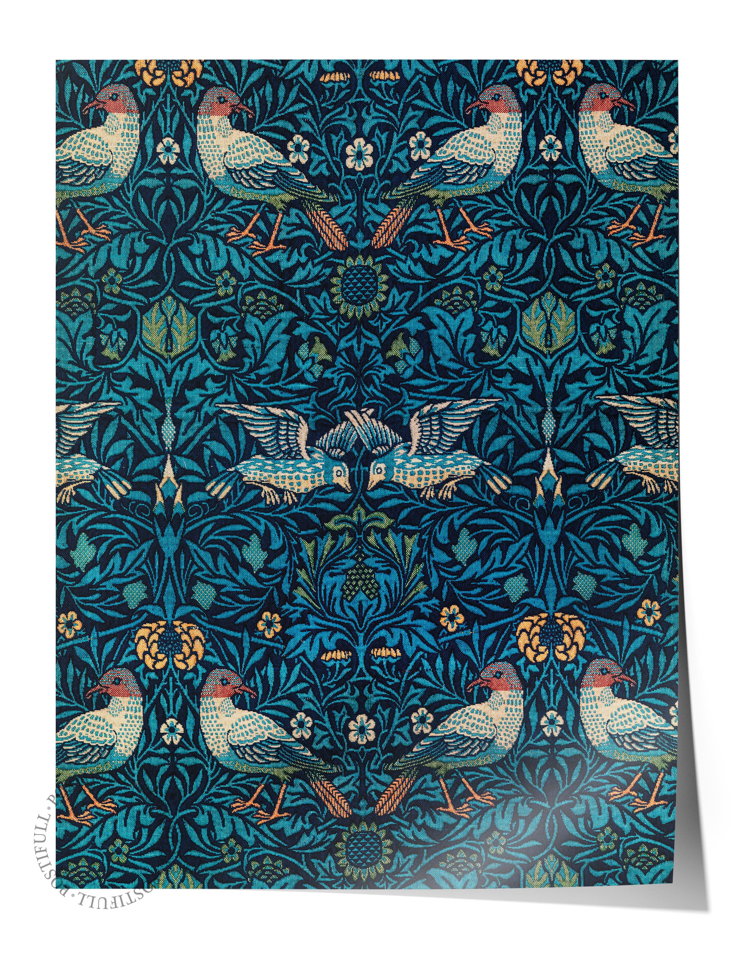 William Morris Poster No:15 Modern Sanat Poster - Sanat Dekor Serisi - Duvar Tablosu, HD Baskı