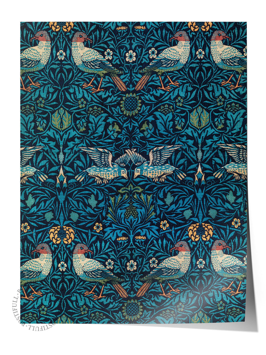 William Morris Poster No:15 Modern Sanat Poster - Sanat Dekor Serisi - Duvar Tablosu, HD Baskı