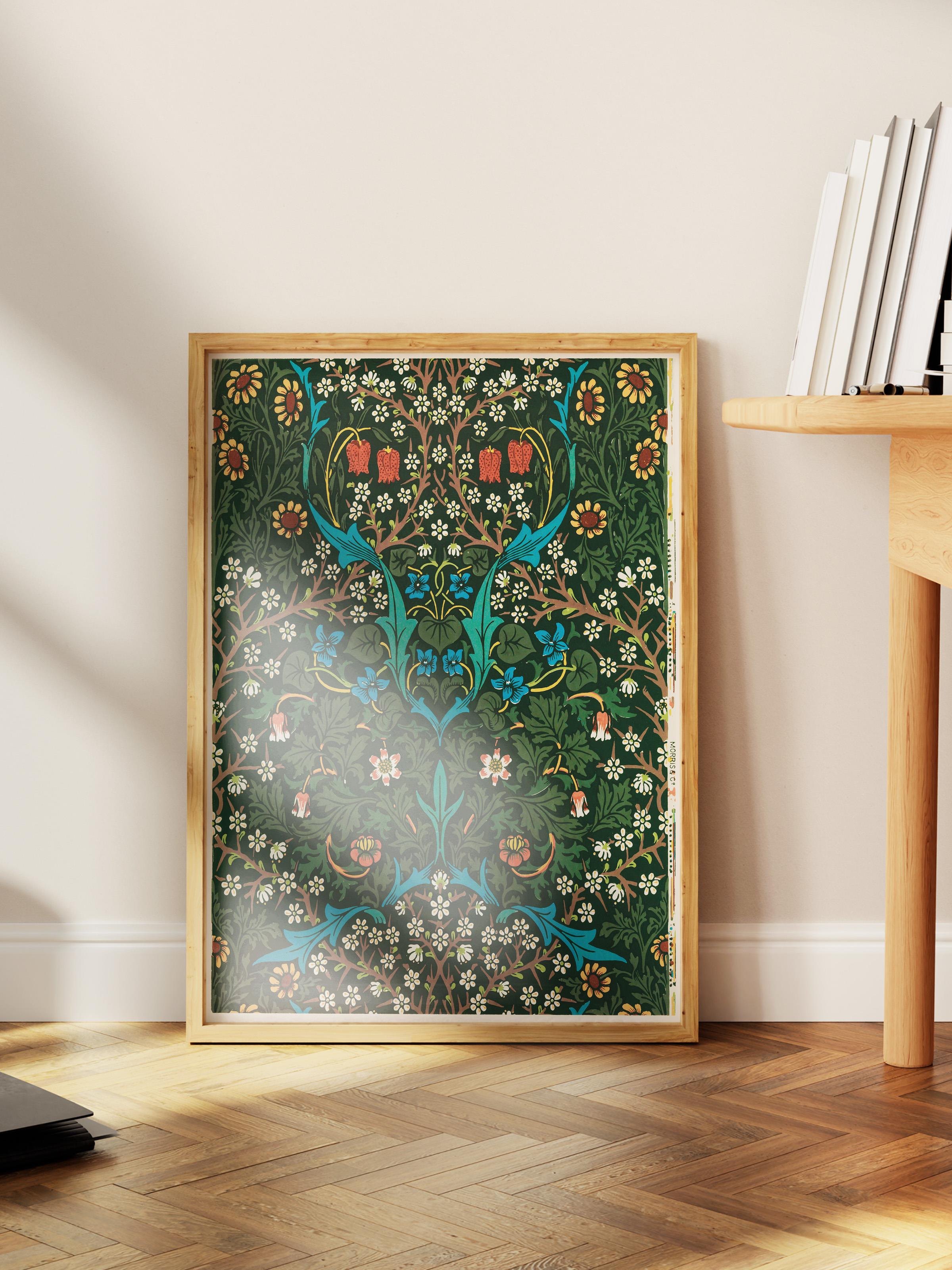 William Morris Poster No:16 Modern Sanat Poster - Sanat Dekor Serisi - Duvar Tablosu, HD Baskı