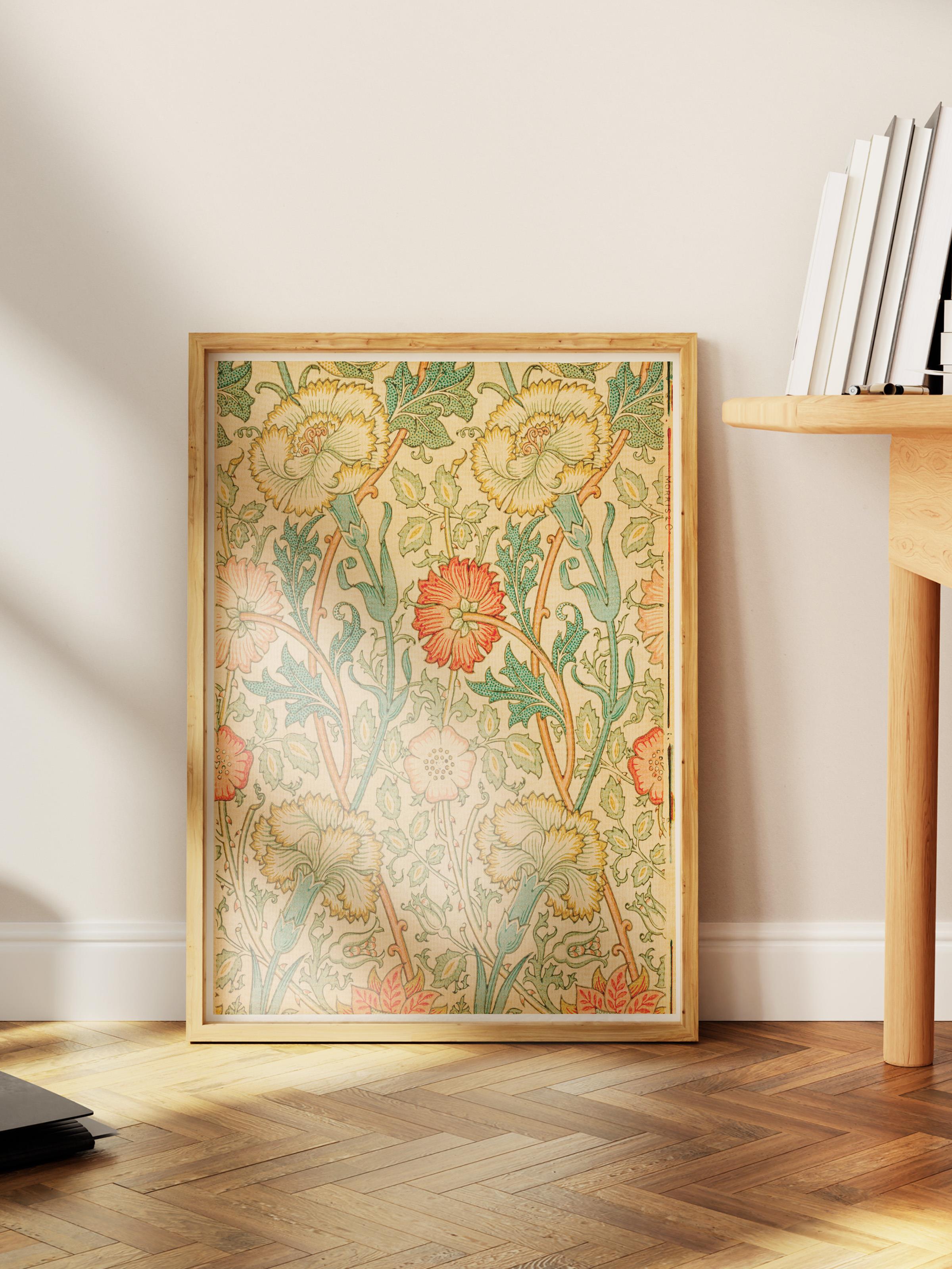 William Morris Poster No:17 Modern Sanat Poster - Sanat Dekor Serisi - Duvar Tablosu, HD Baskı