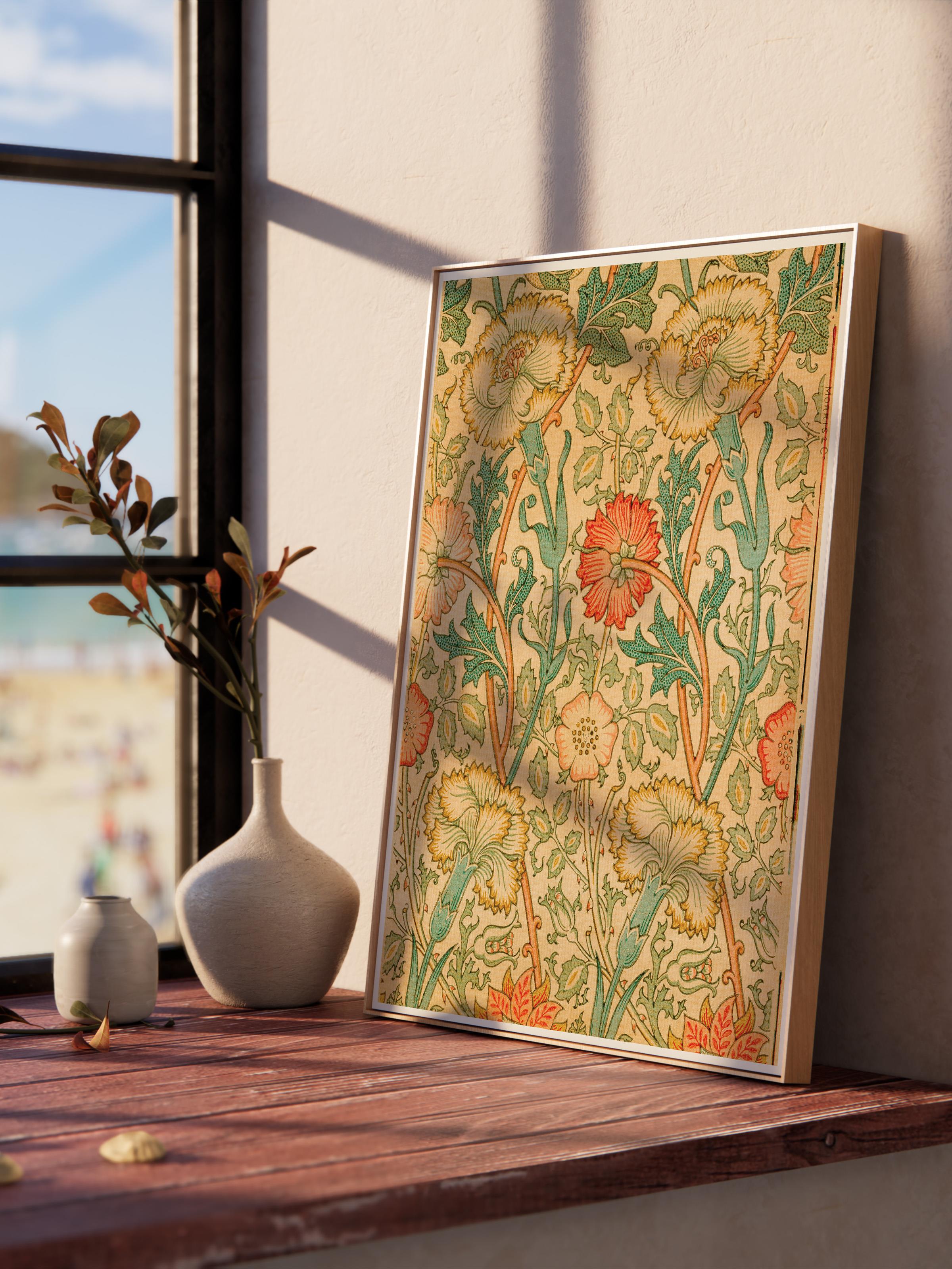 William Morris Poster No:17 Modern Sanat Poster - Sanat Dekor Serisi - Duvar Tablosu, HD Baskı