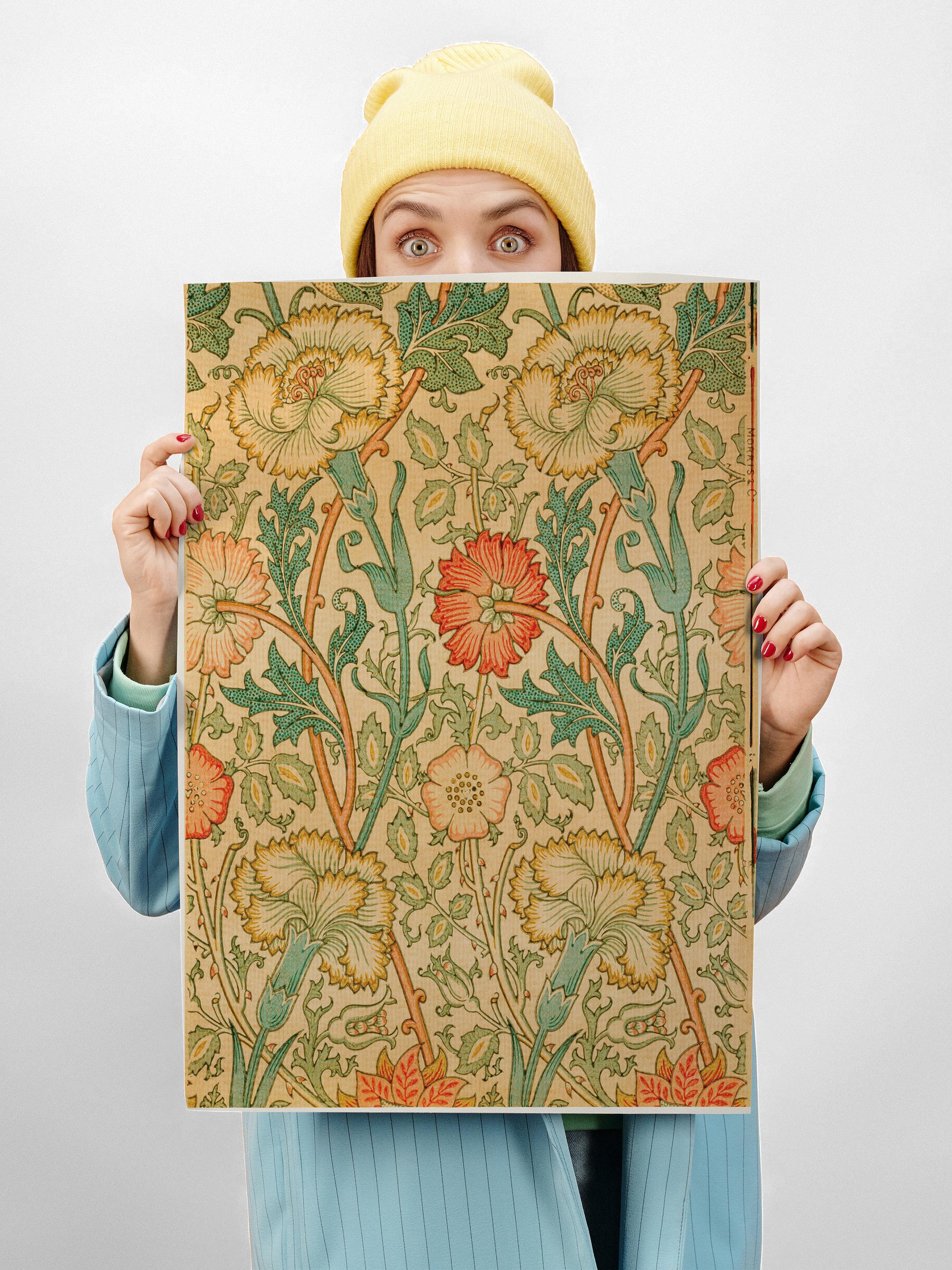 William Morris Poster No:17 Modern Sanat Poster - Sanat Dekor Serisi - Duvar Tablosu, HD Baskı