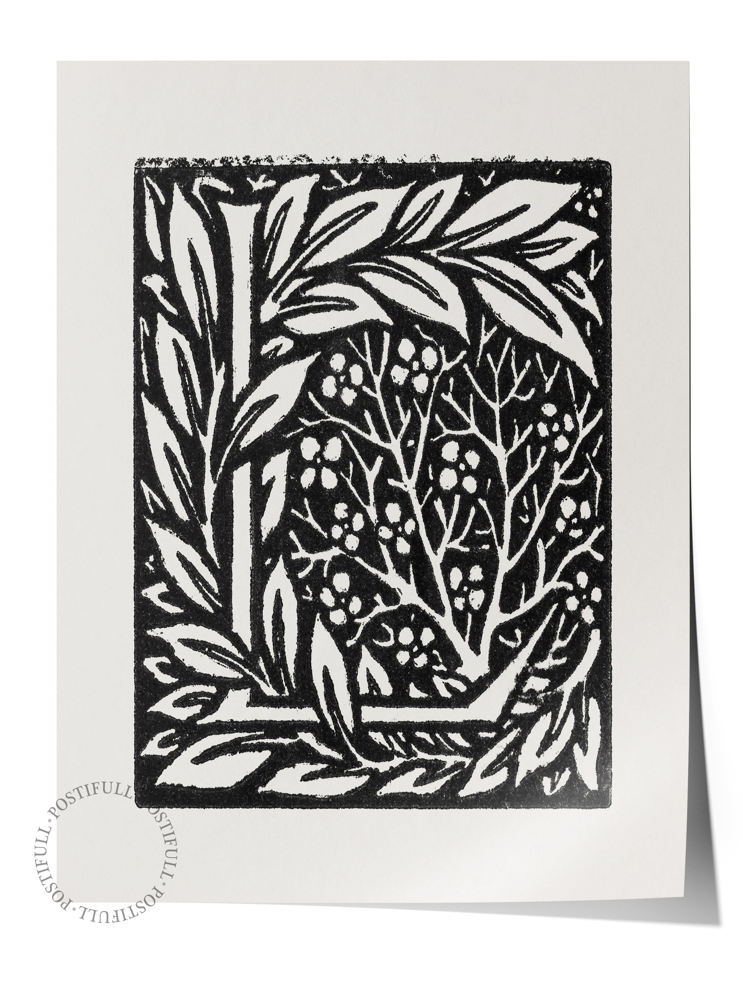 William Morris Poster No:18 Modern Sanat Poster - Sanat Dekor Serisi - Duvar Tablosu, HD Baskı