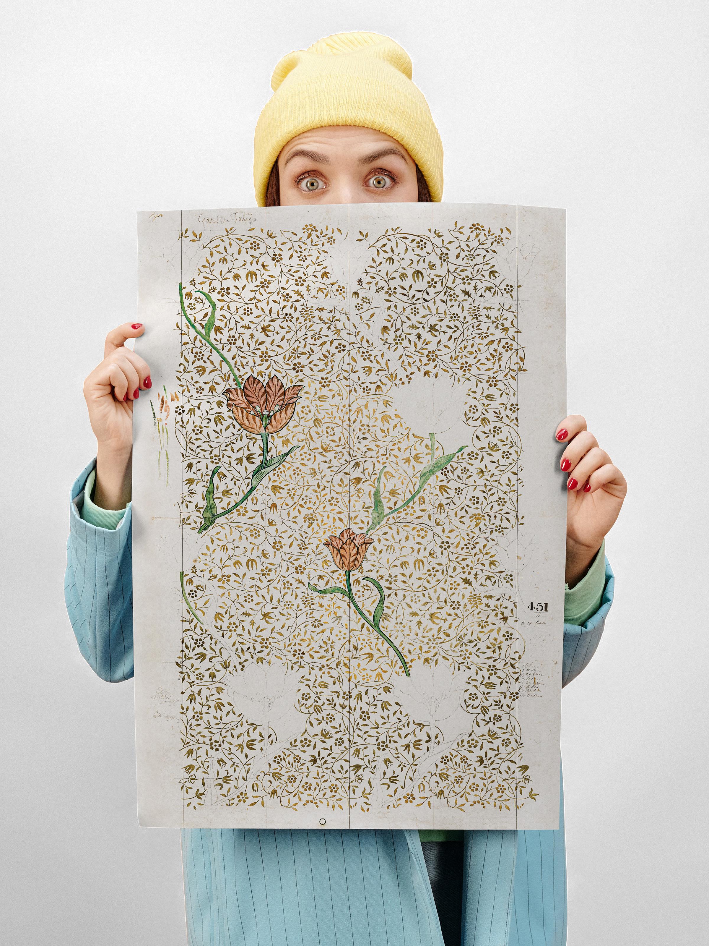 William Morris Poster No:20 Modern Sanat Poster - Sanat Dekor Serisi - Duvar Tablosu, HD Baskı