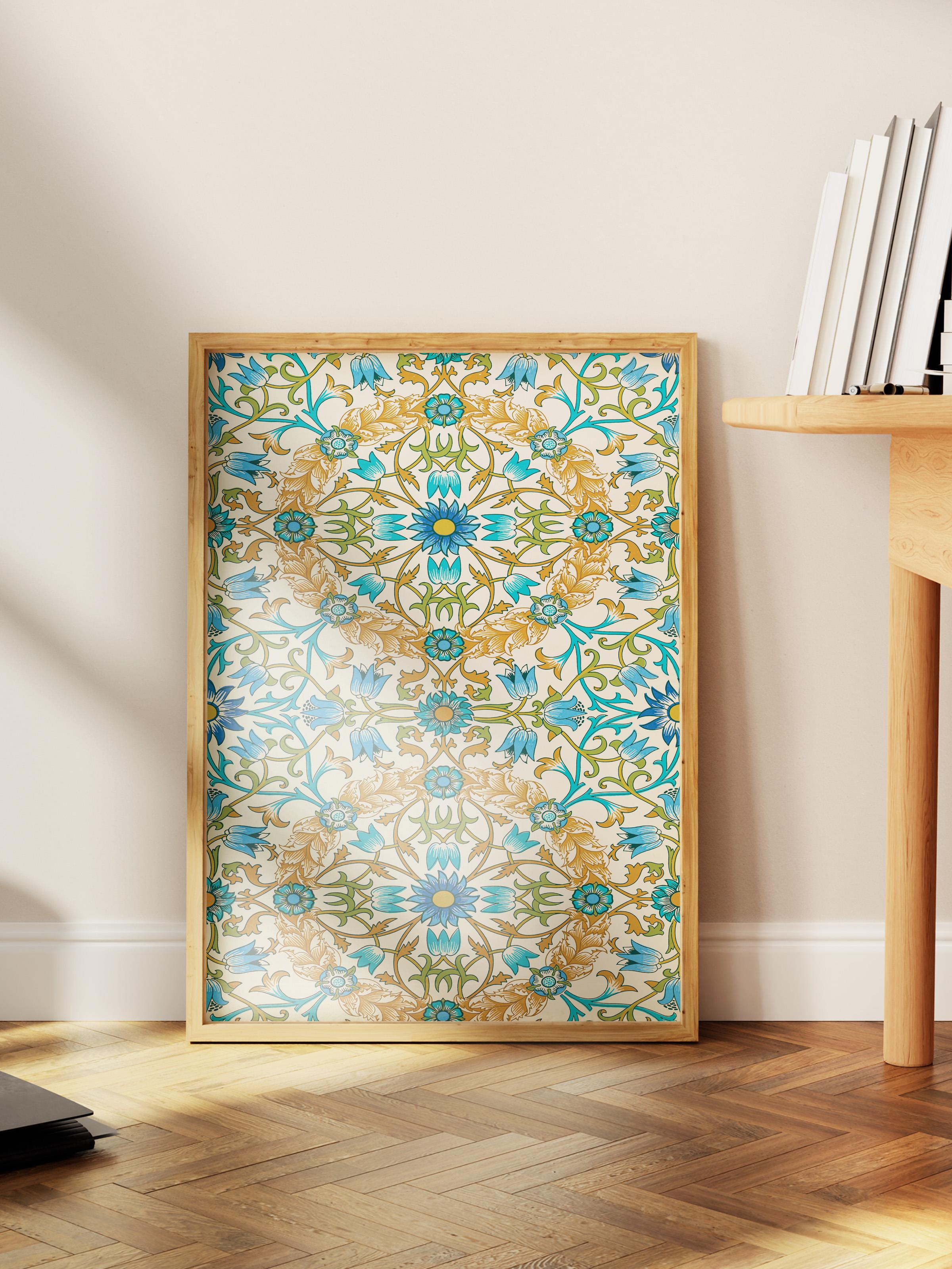 William Morris Poster No:22 Modern Sanat Poster - Sanat Dekor Serisi - Duvar Tablosu, HD Baskı