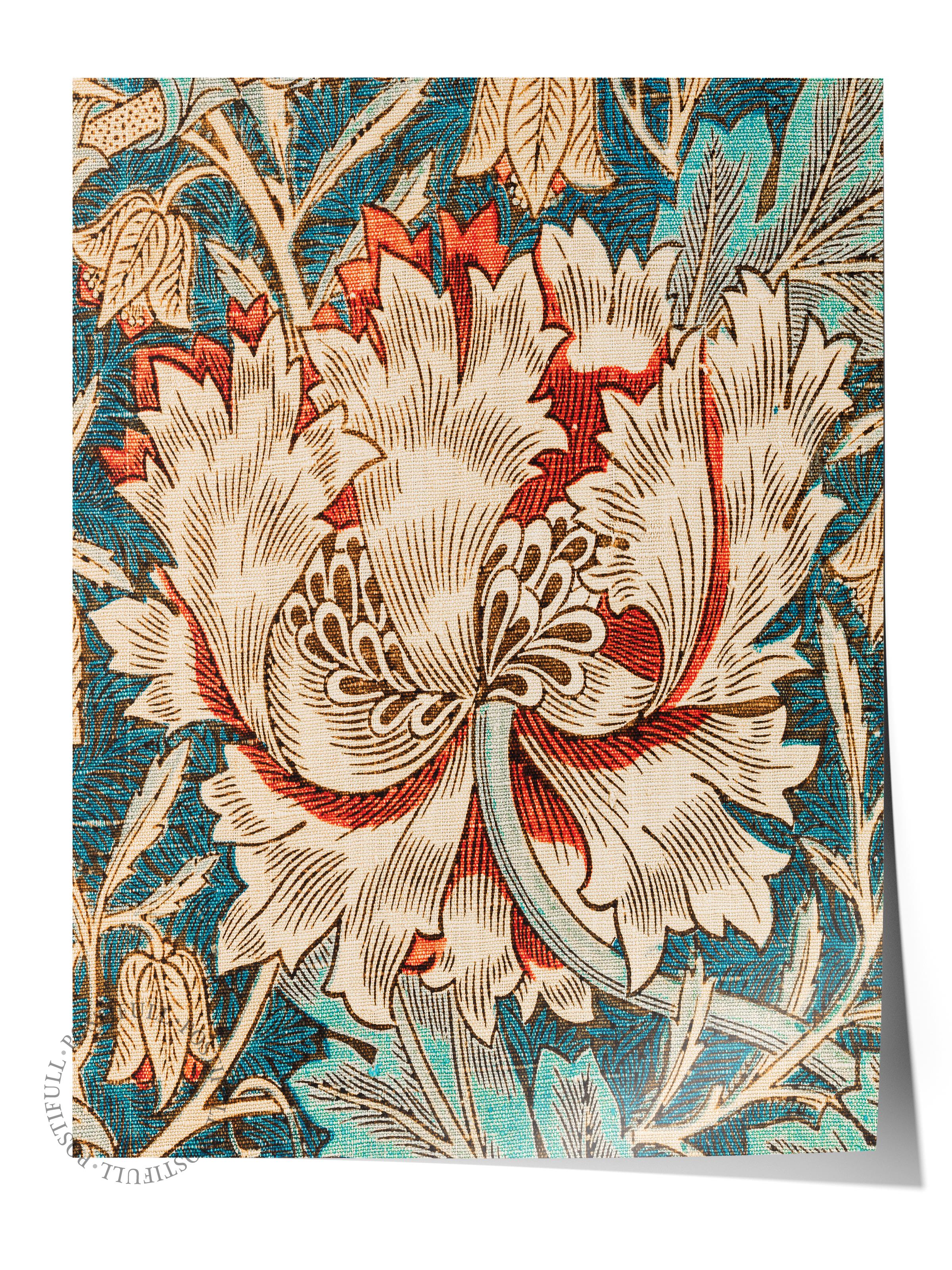 William Morris Poster No:23 Modern Sanat Poster - Sanat Dekor Serisi - Duvar Tablosu, HD Baskı